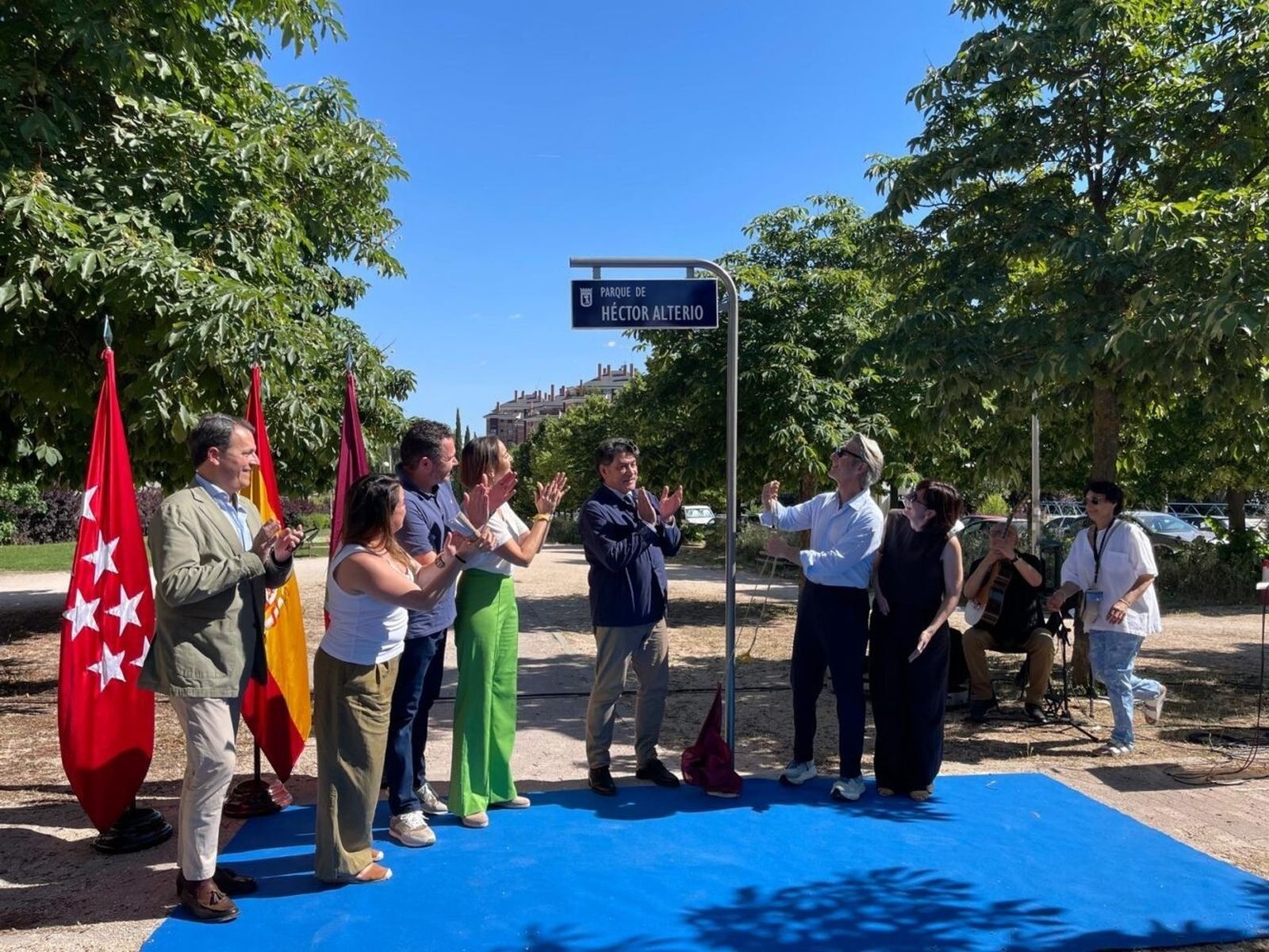 Madrid dedica un parque al actor Héctor Alterio en el distrito de Hortaleza
