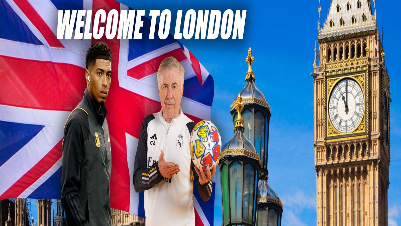El Real Madrid, en Londres