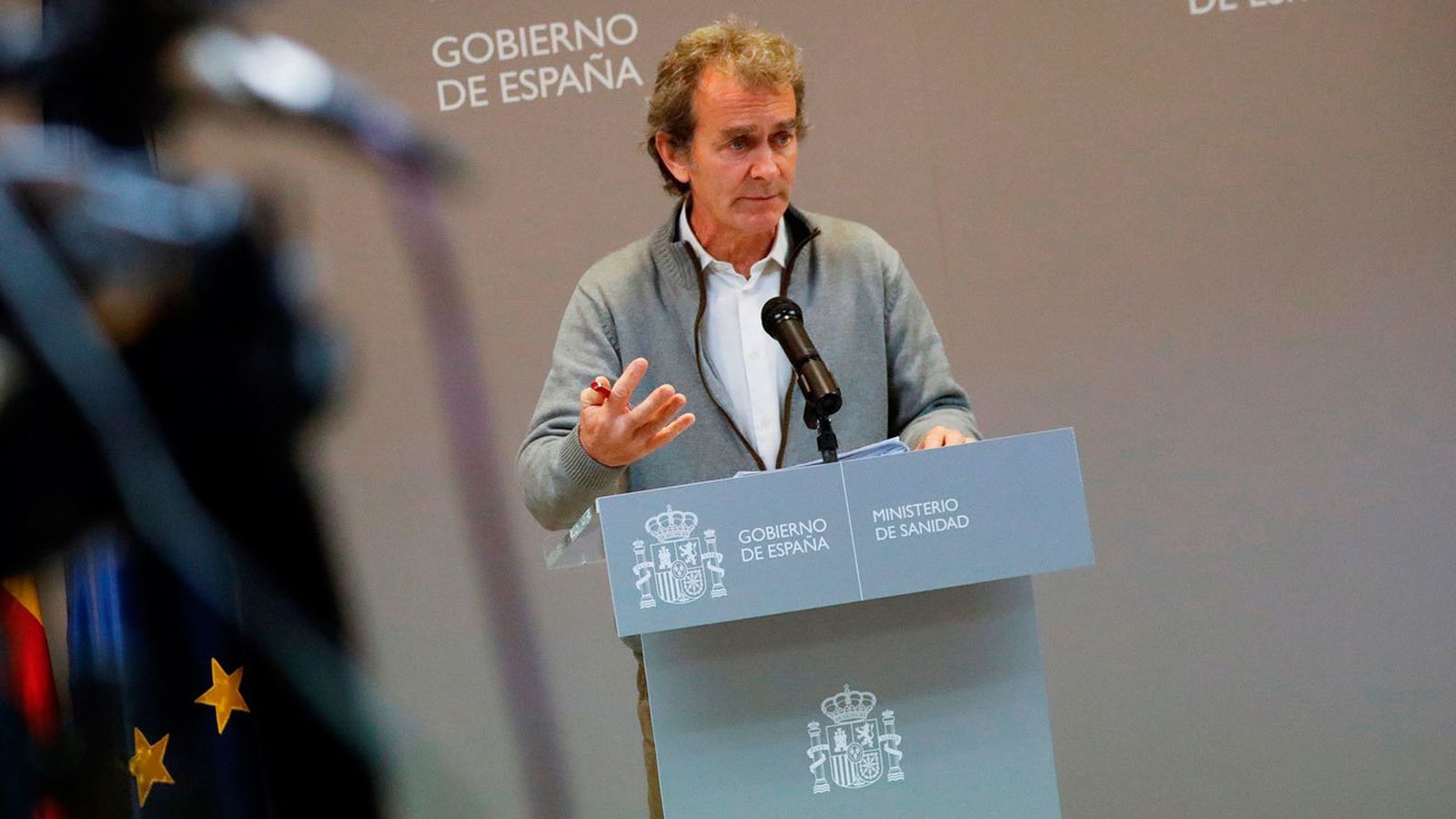 El director del Centro de  Coordinación de Alertas y Emergencias Sanitarias, Fernando Simón