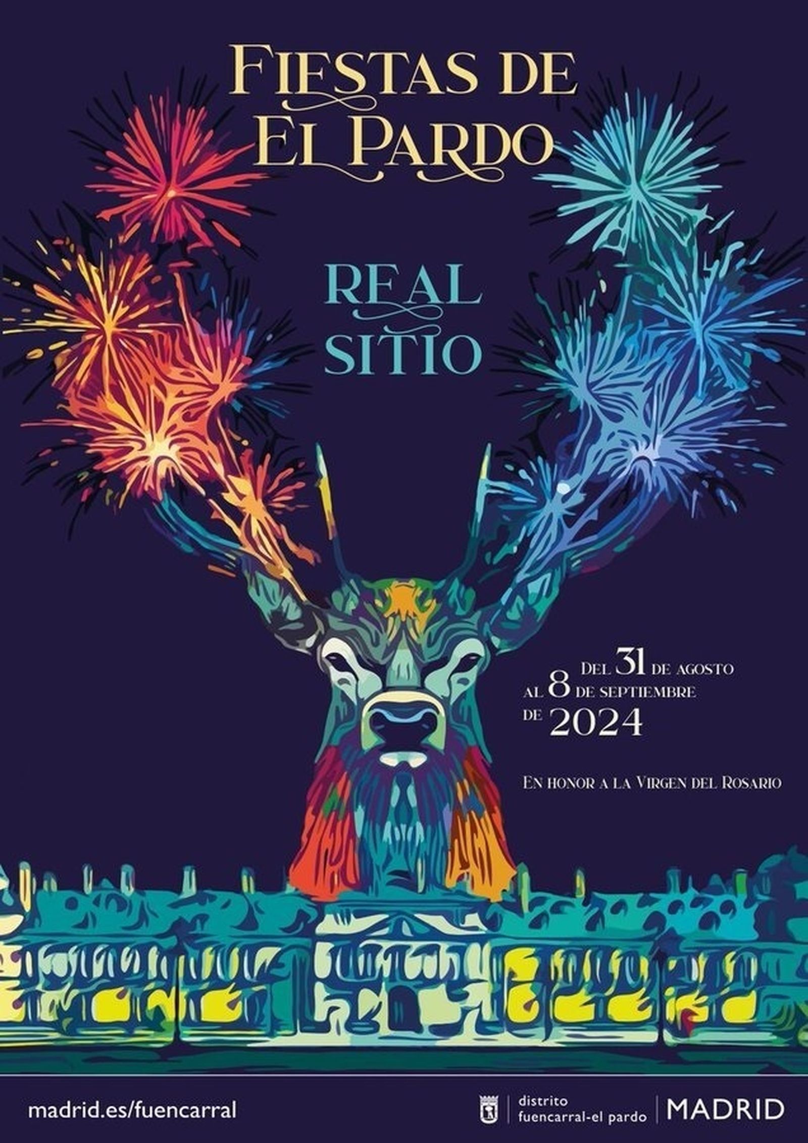 Cartel de las fiestas de El Pardo 2024