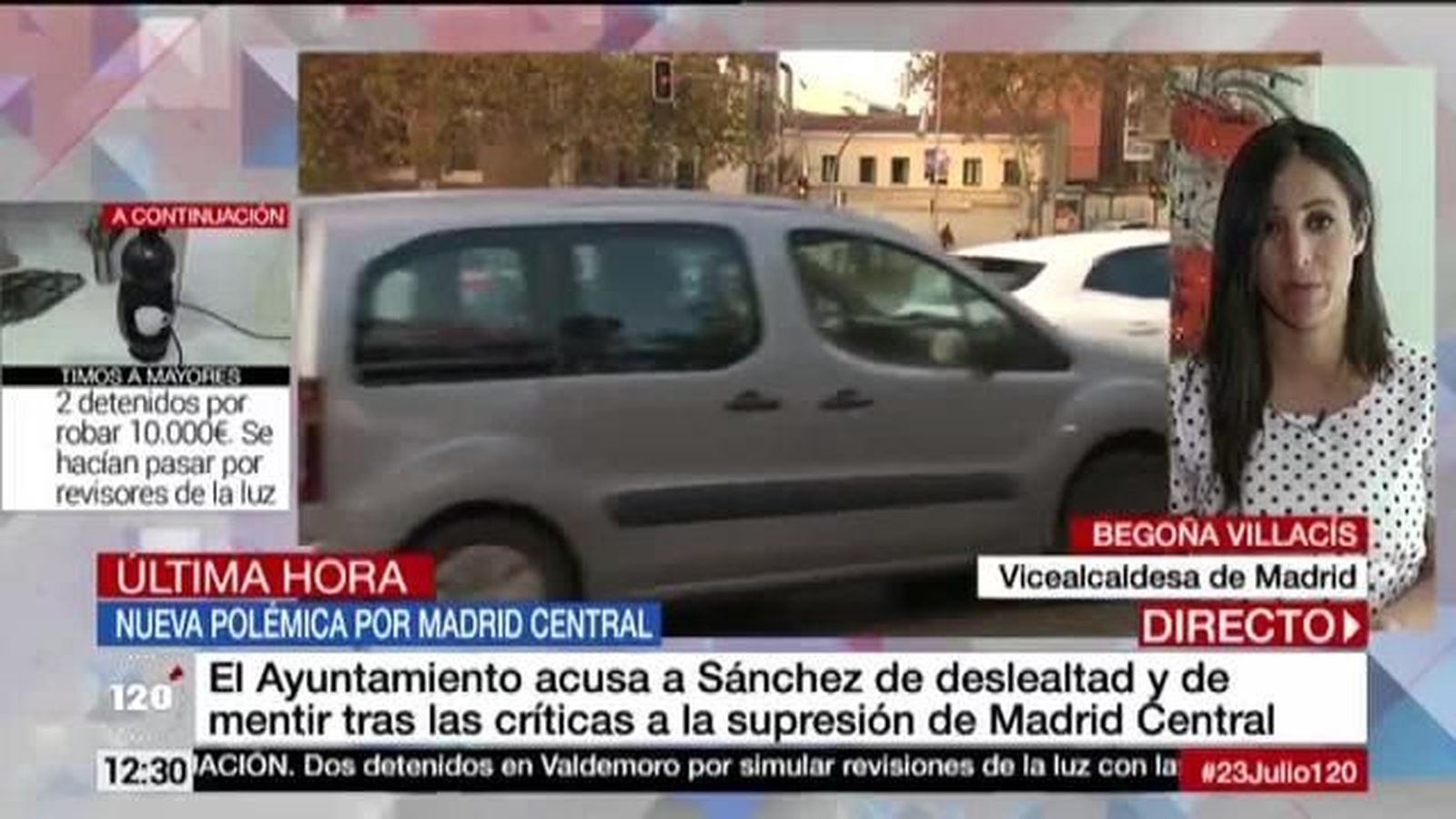 Villacís: “No se va a revertir Madrid Central y Sánchez lo sabe, pero prefiere mentir”