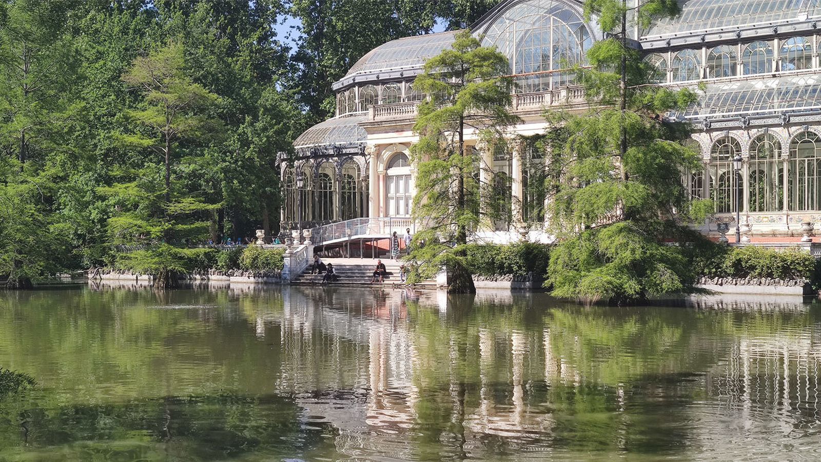 Escalera a los pies del Palacio de Cristal, El Retiro