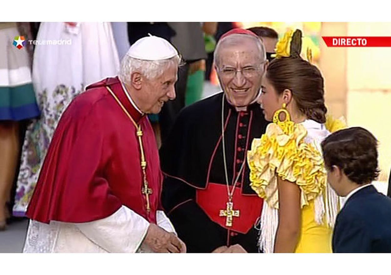 Bienvenida al Papa en Madrid 2
