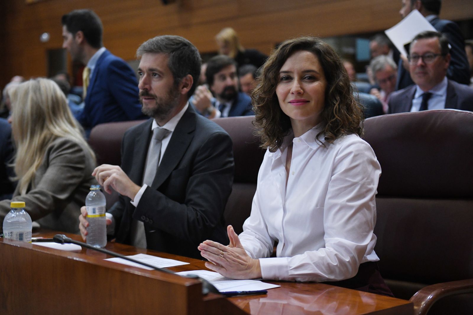 Isabel Díaz Ayuso, en la Asamblea de Madrid