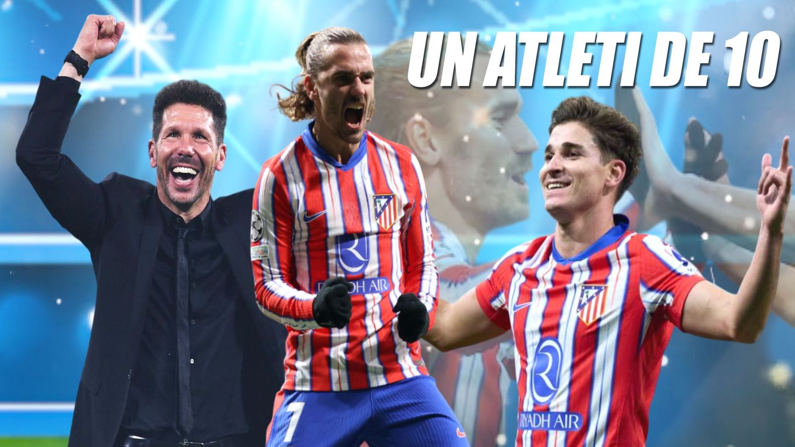 Julián Alvarez sobre Griezmann