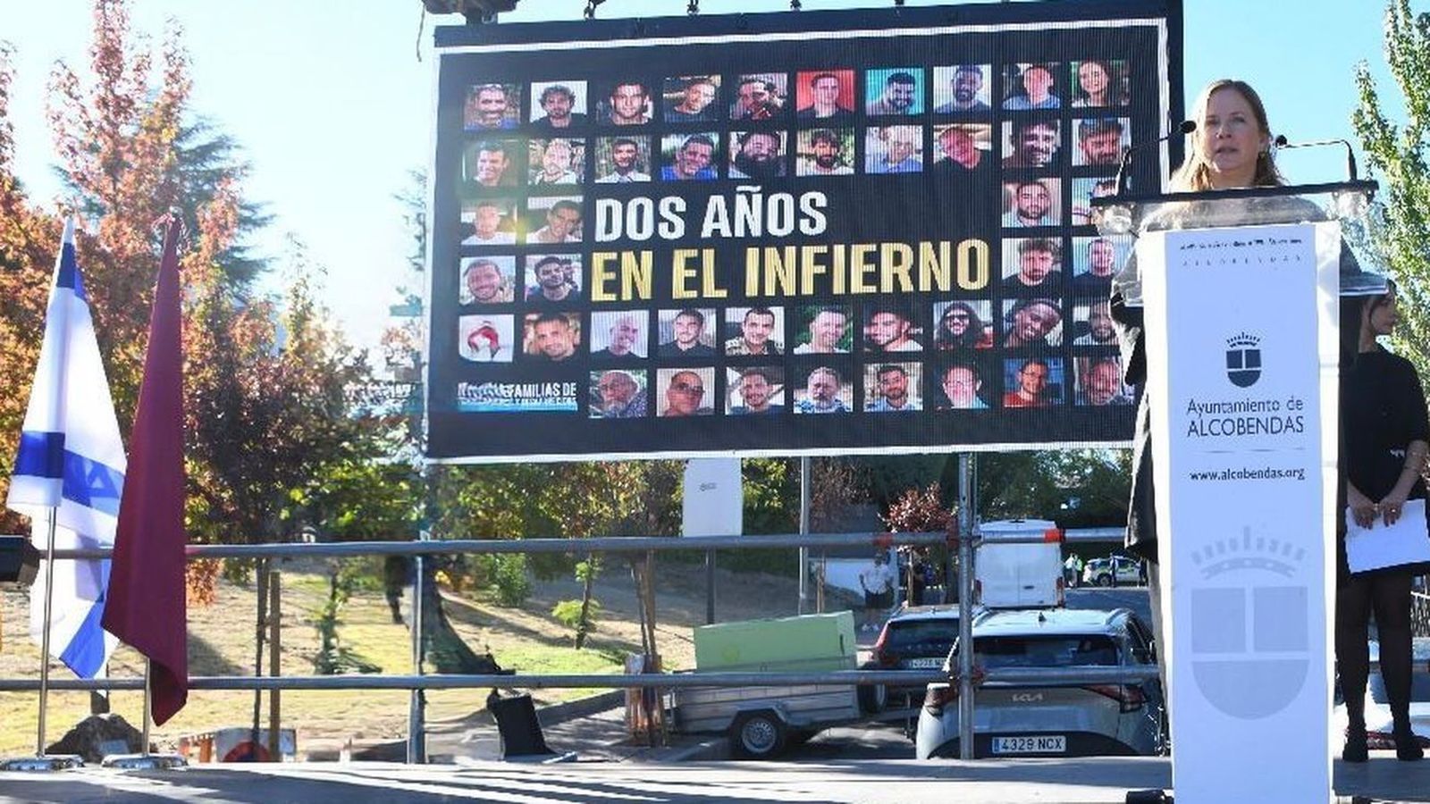Protesta de la Embajada de Israel