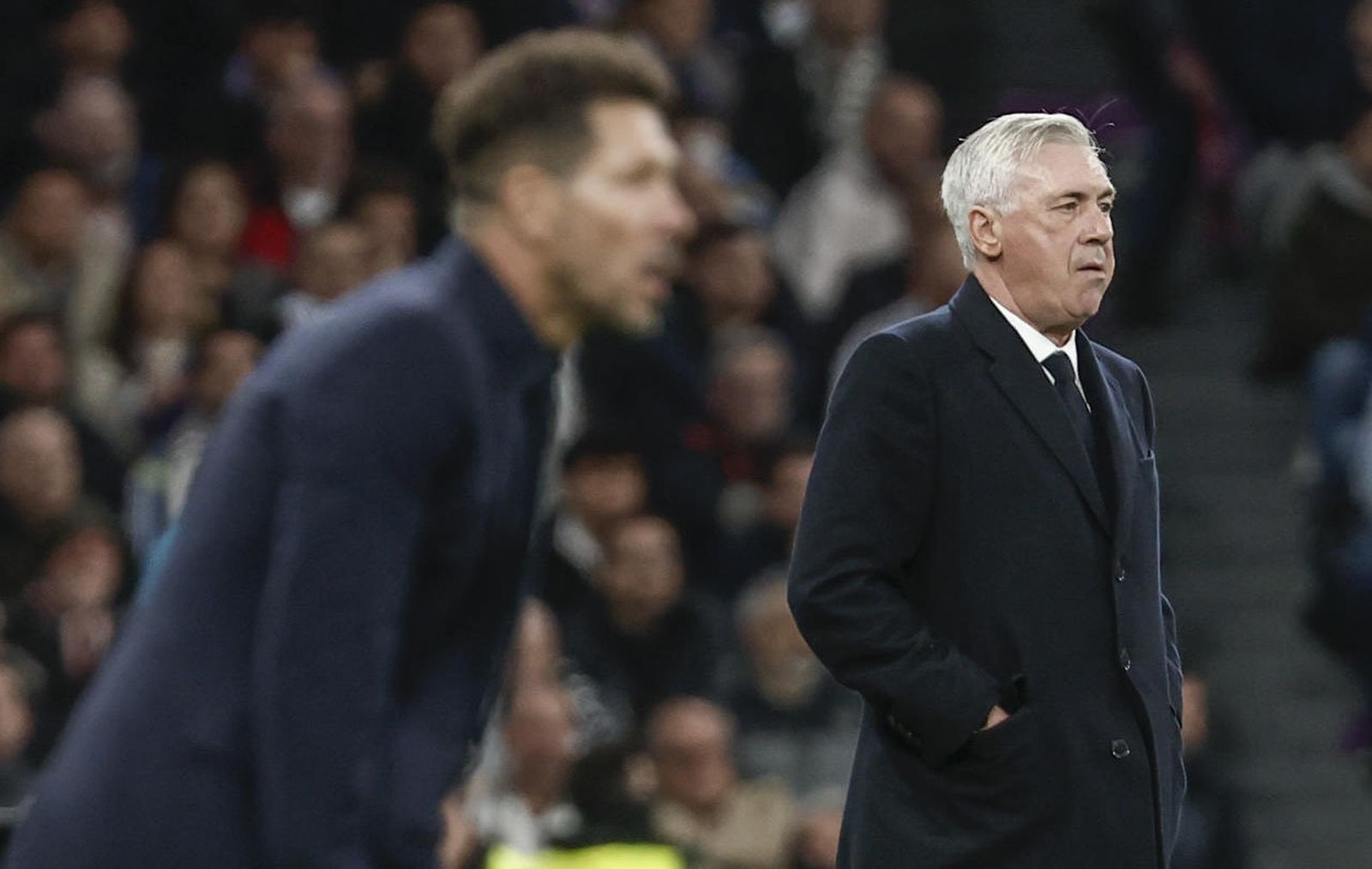 Simeone y Ancelotti