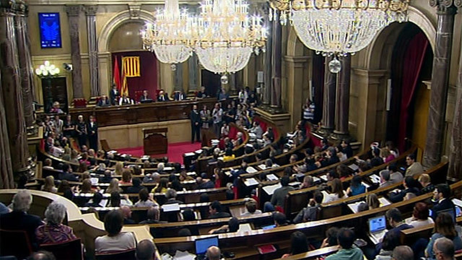 El Parlamento catalán