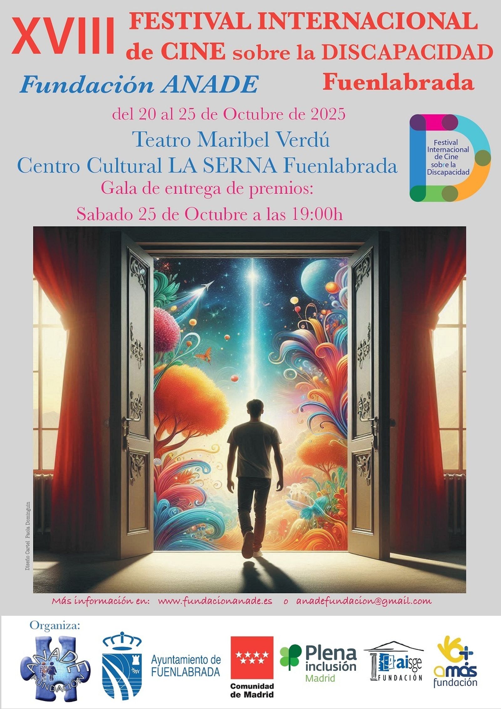 Cartel del Festival Internacional de Cine sobre Discapacidad