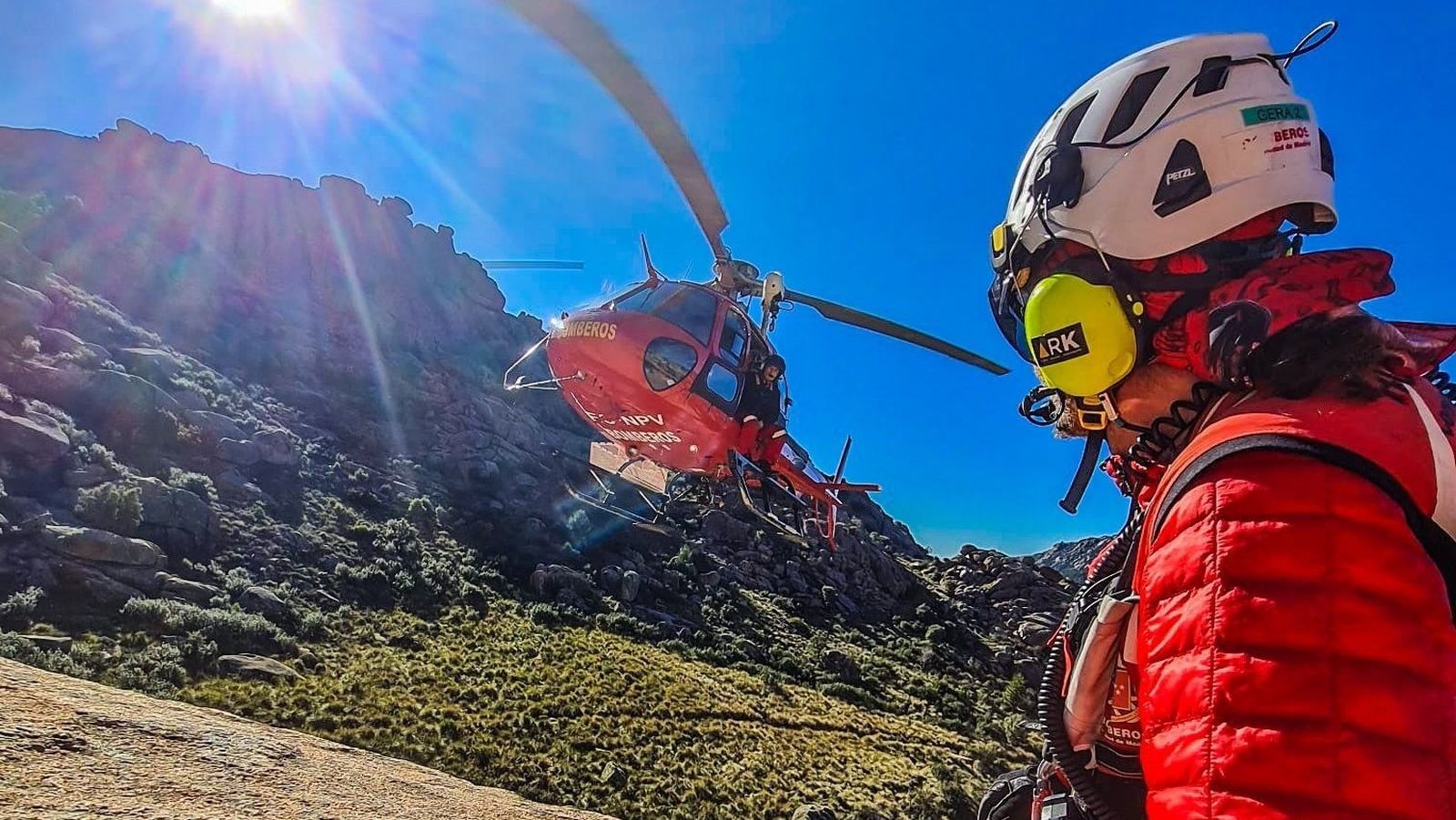 Helicóptero del GERA