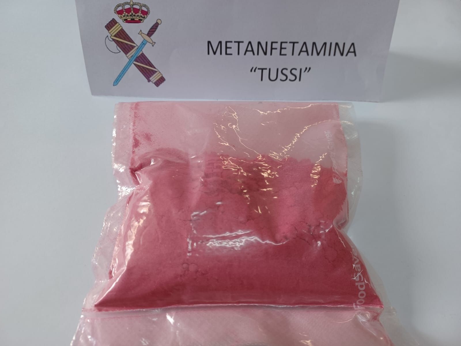 Imagen de archivo de cocaína rosa