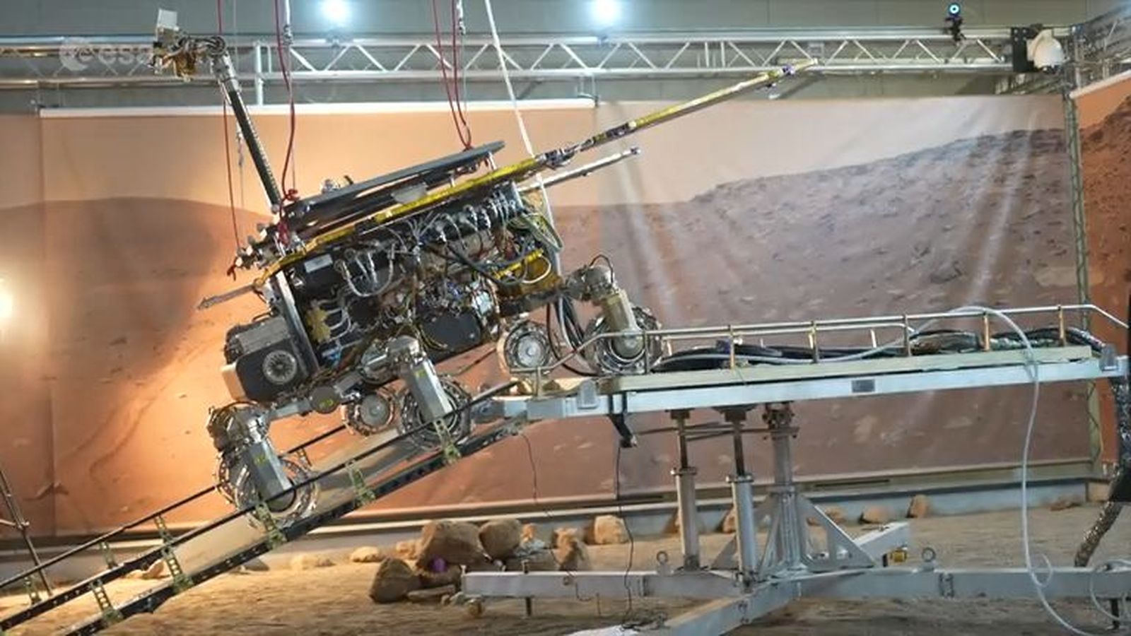 ExoMars en el aire