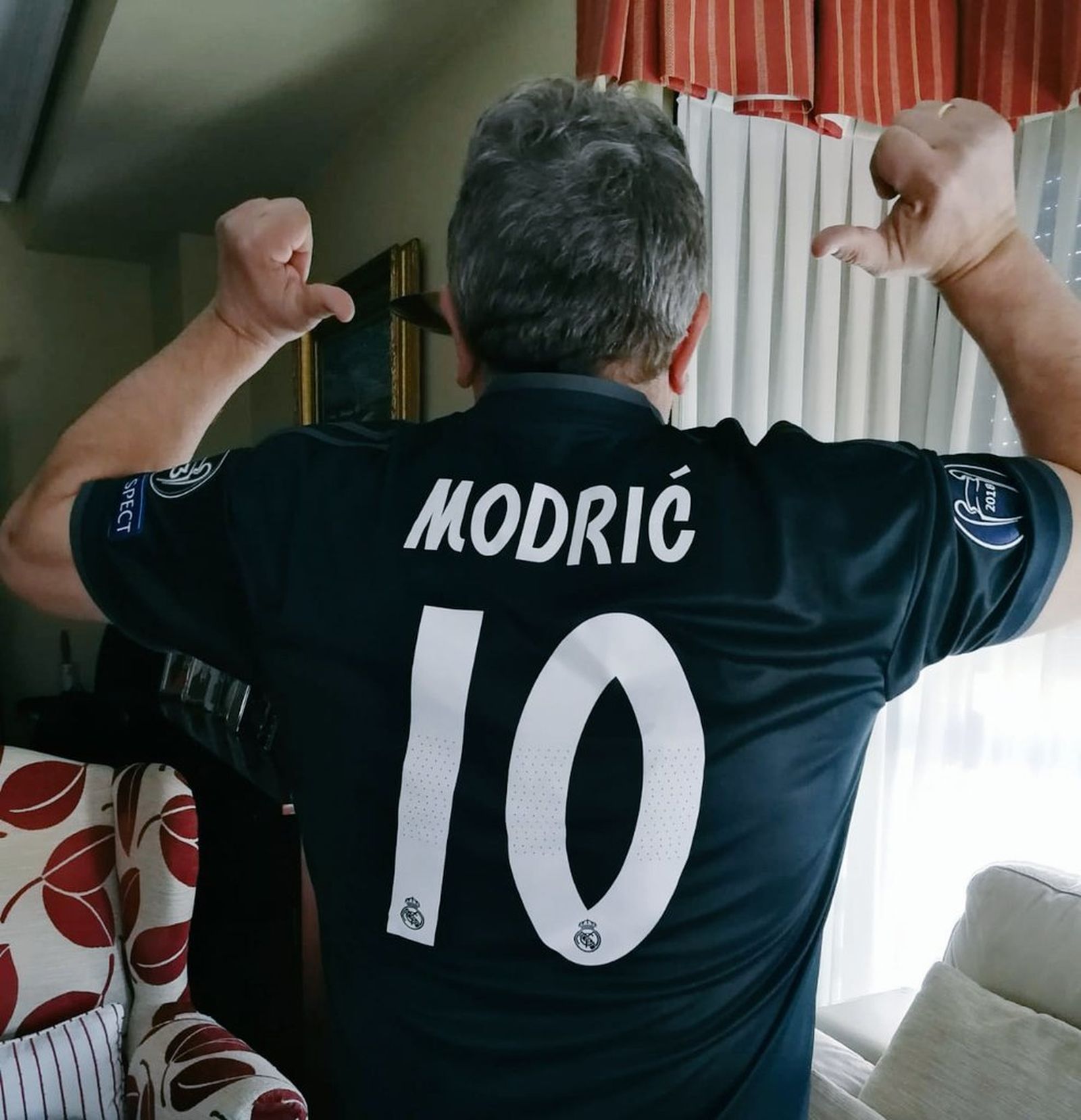 Aficionado del Real Madrid, que sufrió un infarto
