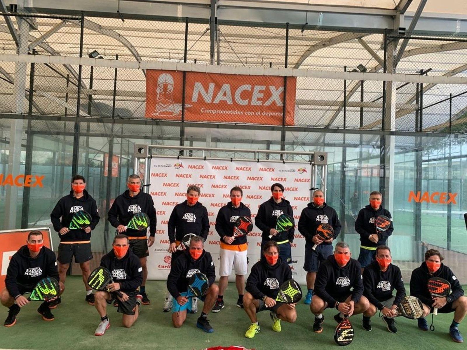 Torneo de pádel de veteranos del Real Madrid y Barça, el primer desafío del clásico