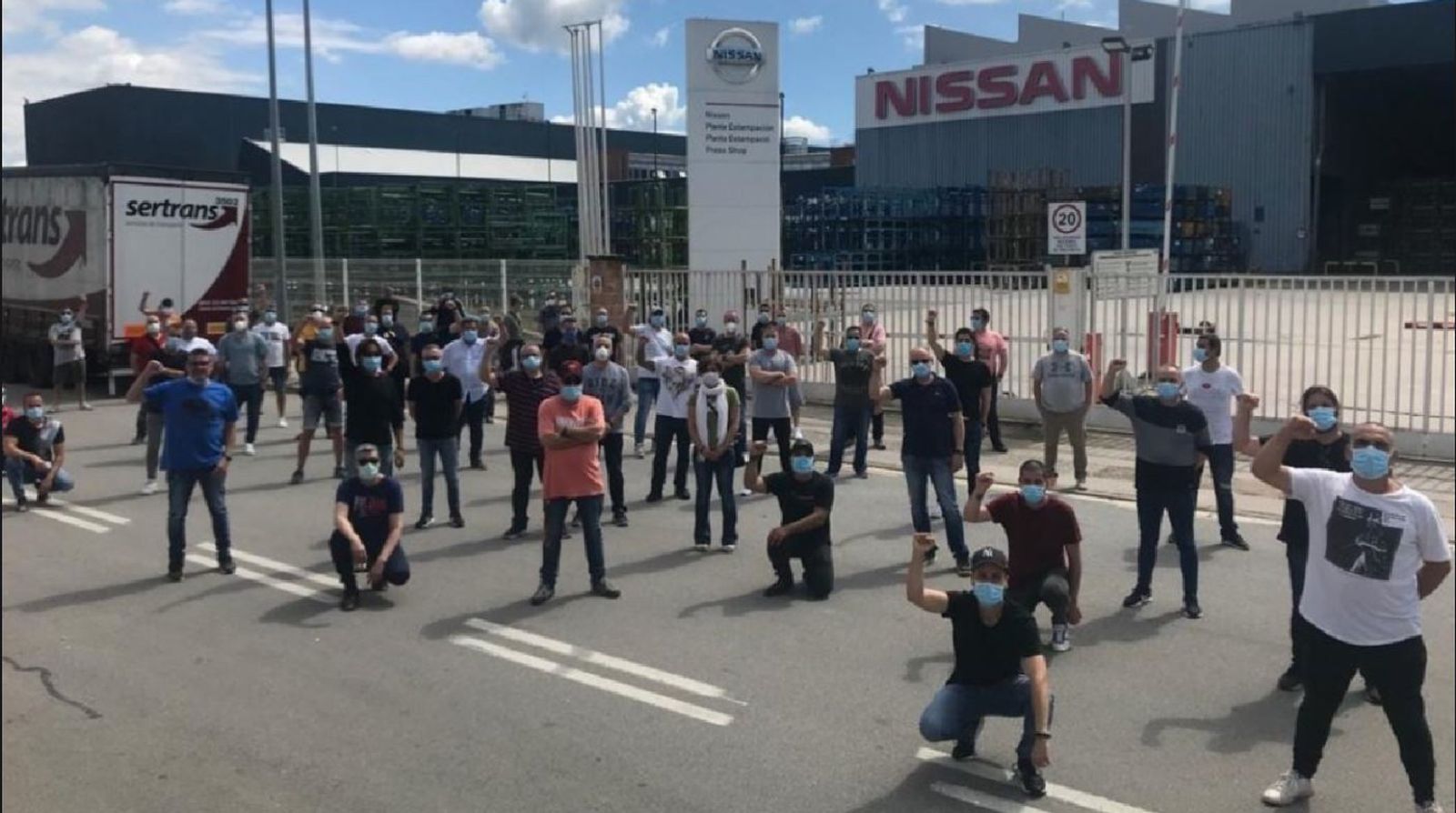 Trabajadores de Nissan