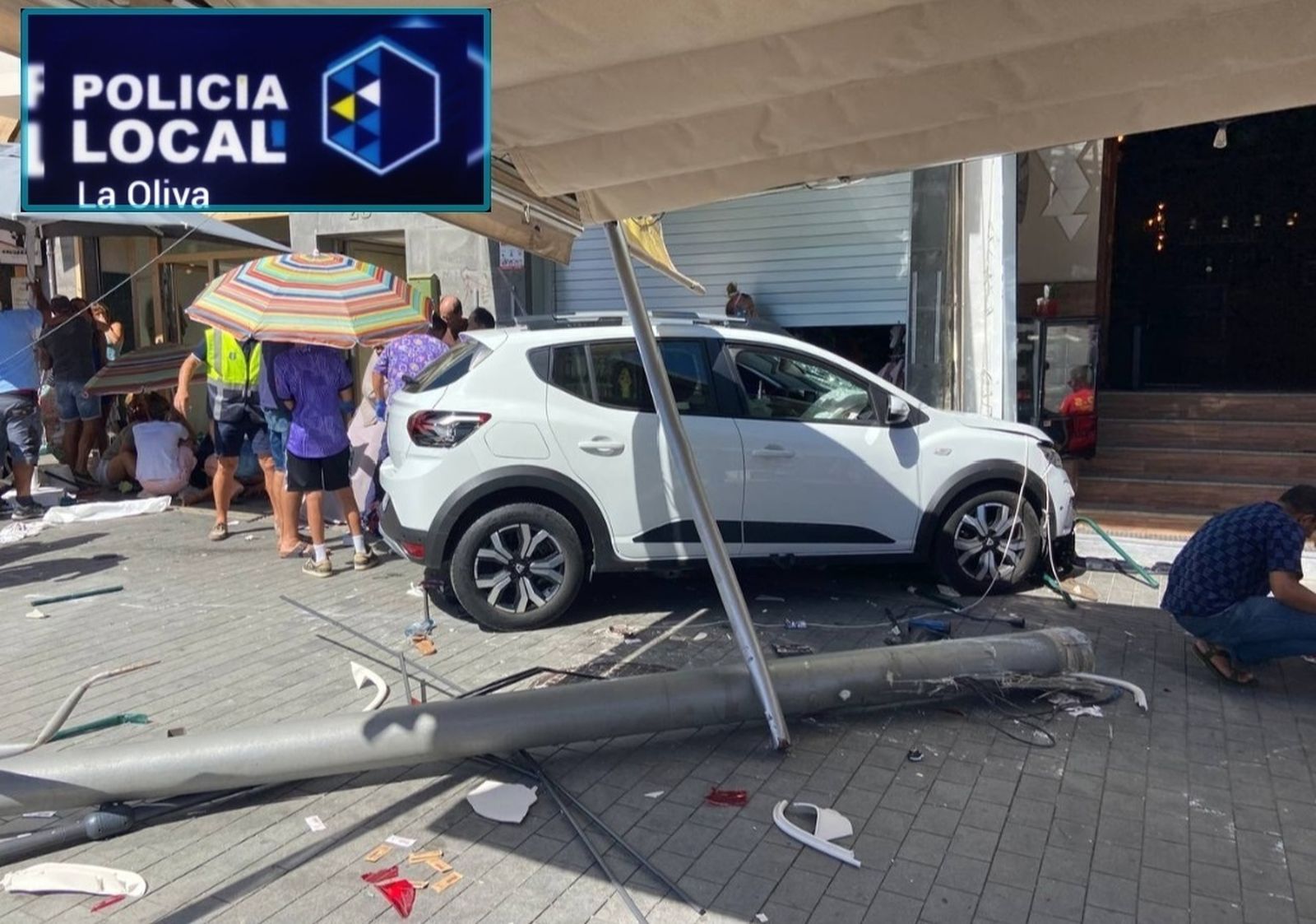 El lugar de Corralejo en el que se ha producido el accidente