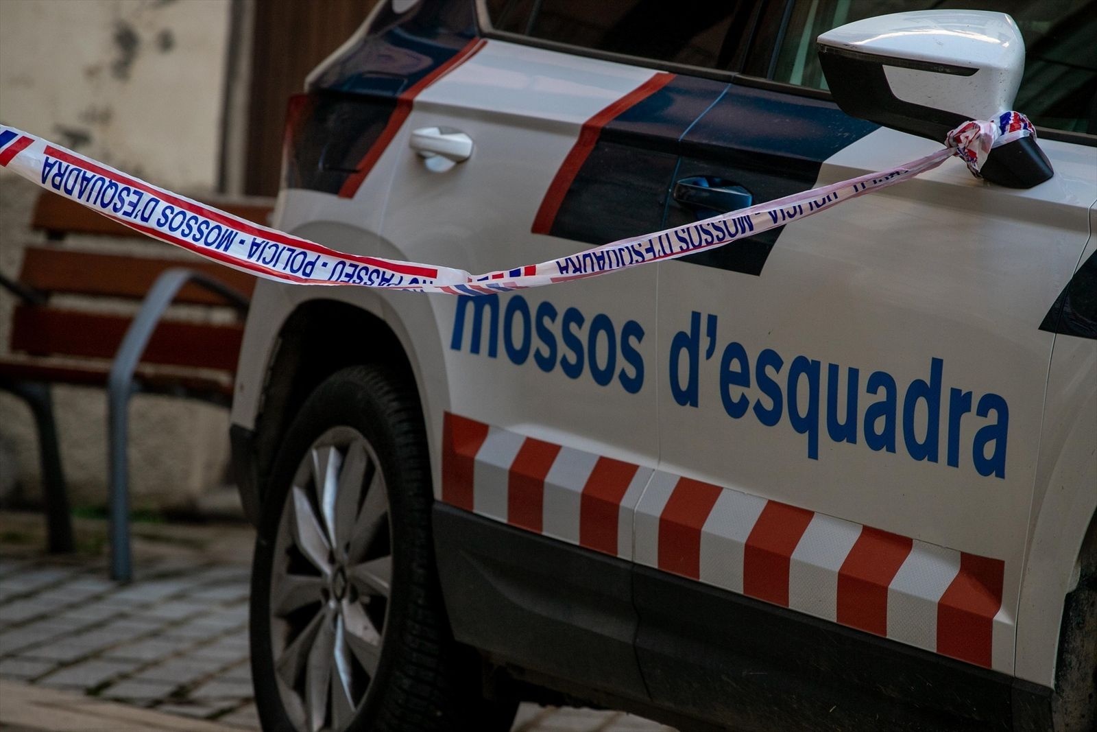 Vehículo de los Mossos d'esquadra