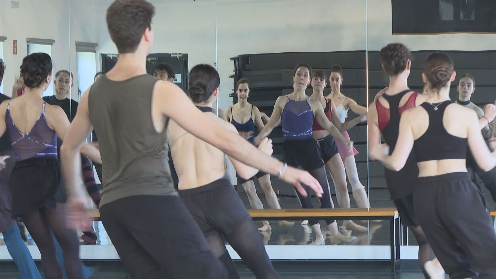 Clase de danza clásica