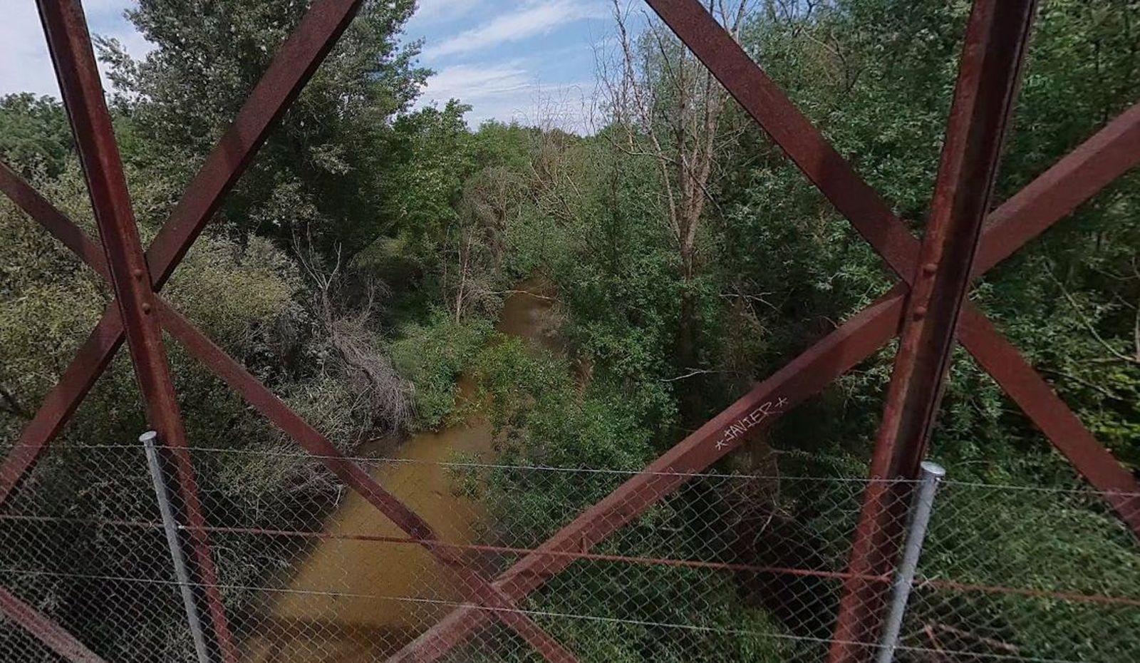 Puente del antiguo ferrocarril sobre el Río Guadarrama en Móstoles