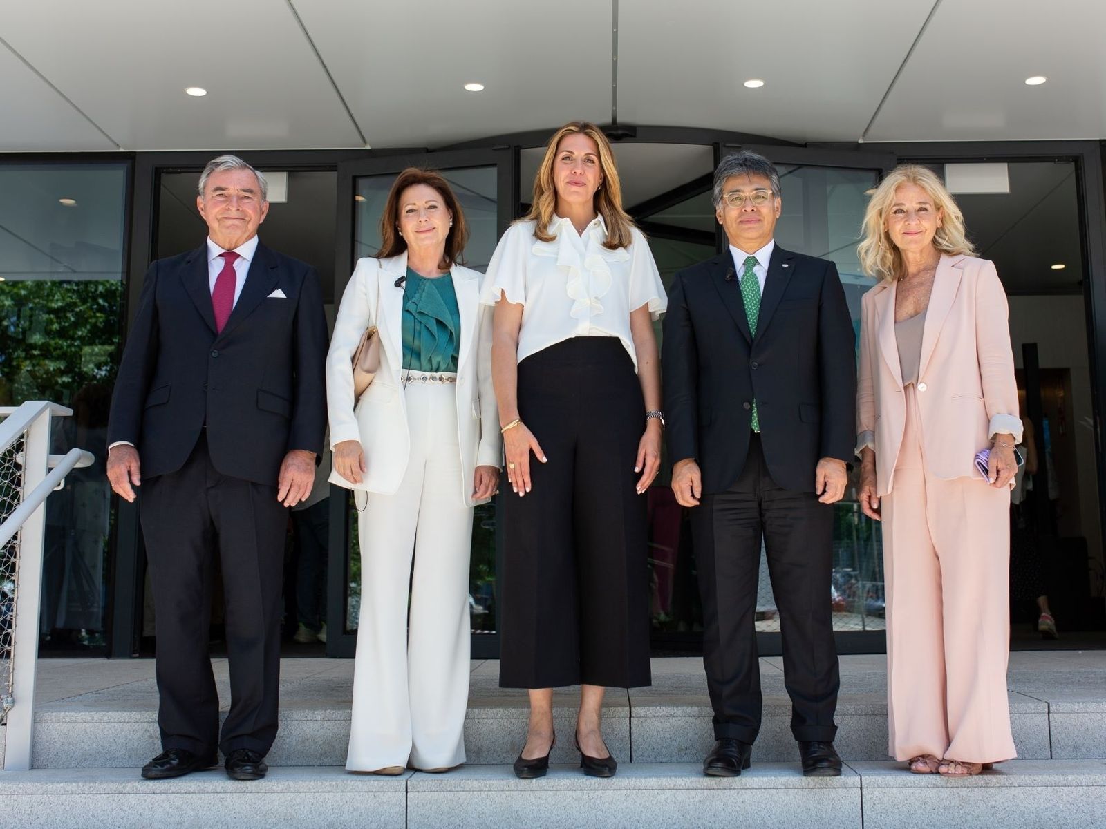 La alcaldesa de Pozuelo de Alarcón, Paloma Tejero, en la inauguración de las nuevas oficinas de Fujitsu