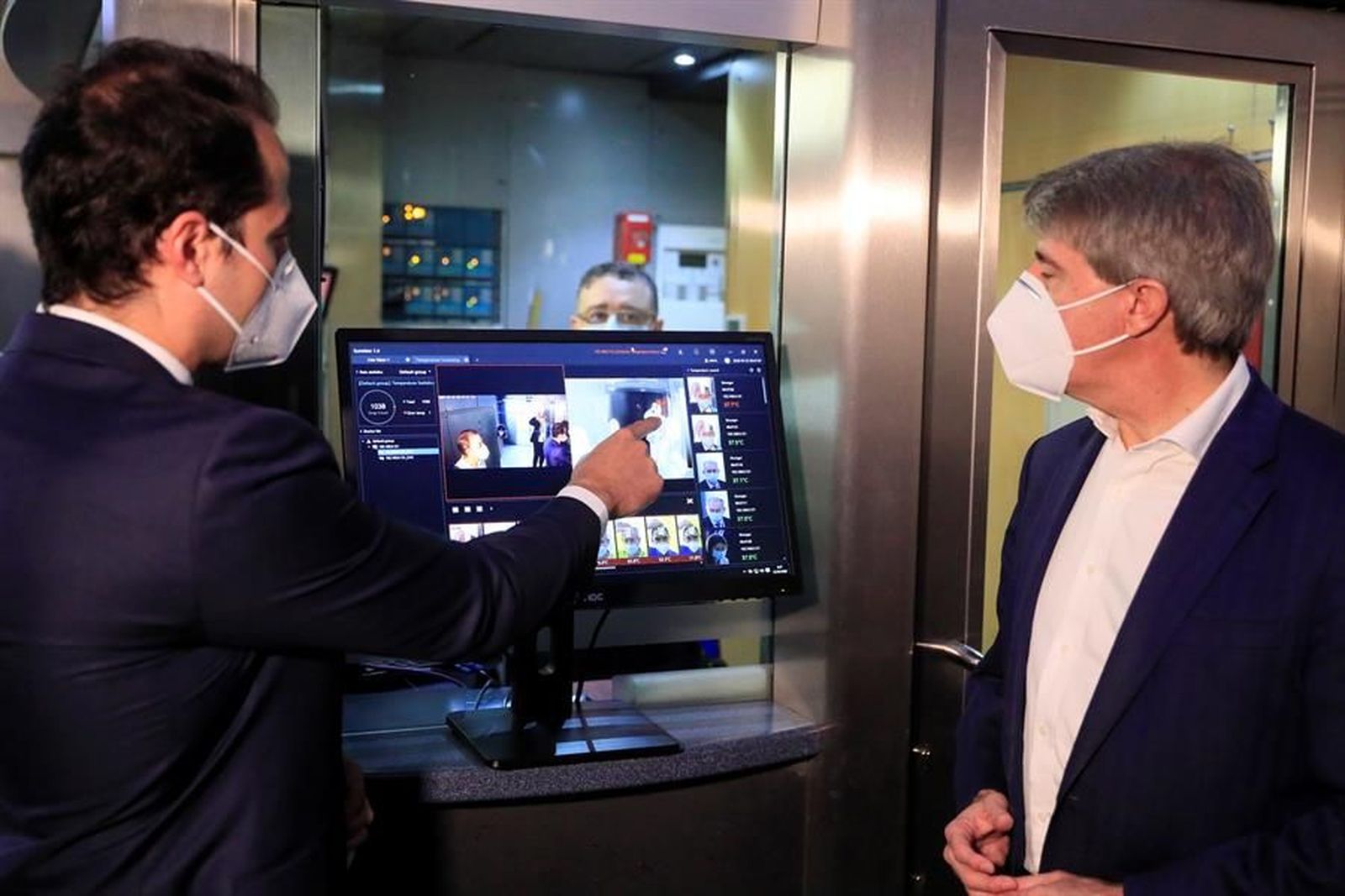 Metro de Madrid instala una cámara para medir la temperatura a sus empleados del centro de control