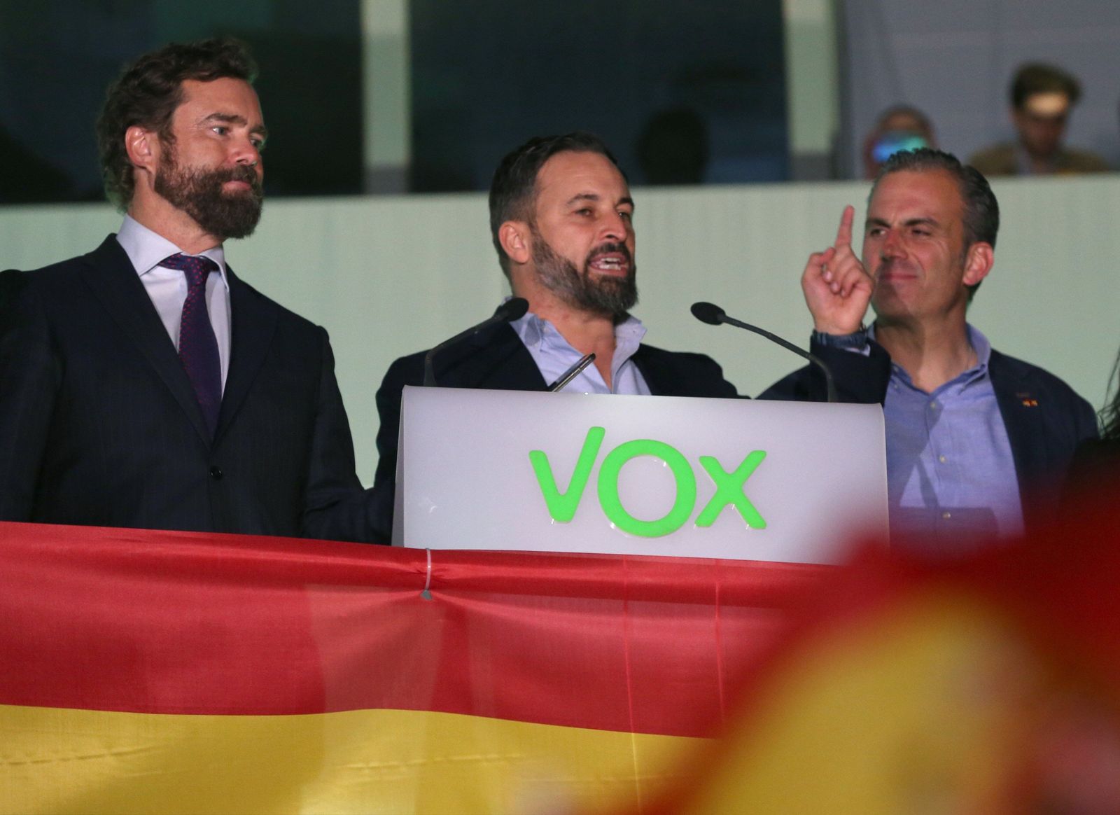 Santiago Abascal: "No van a frenar nuestro intento de lograr una España mejor"