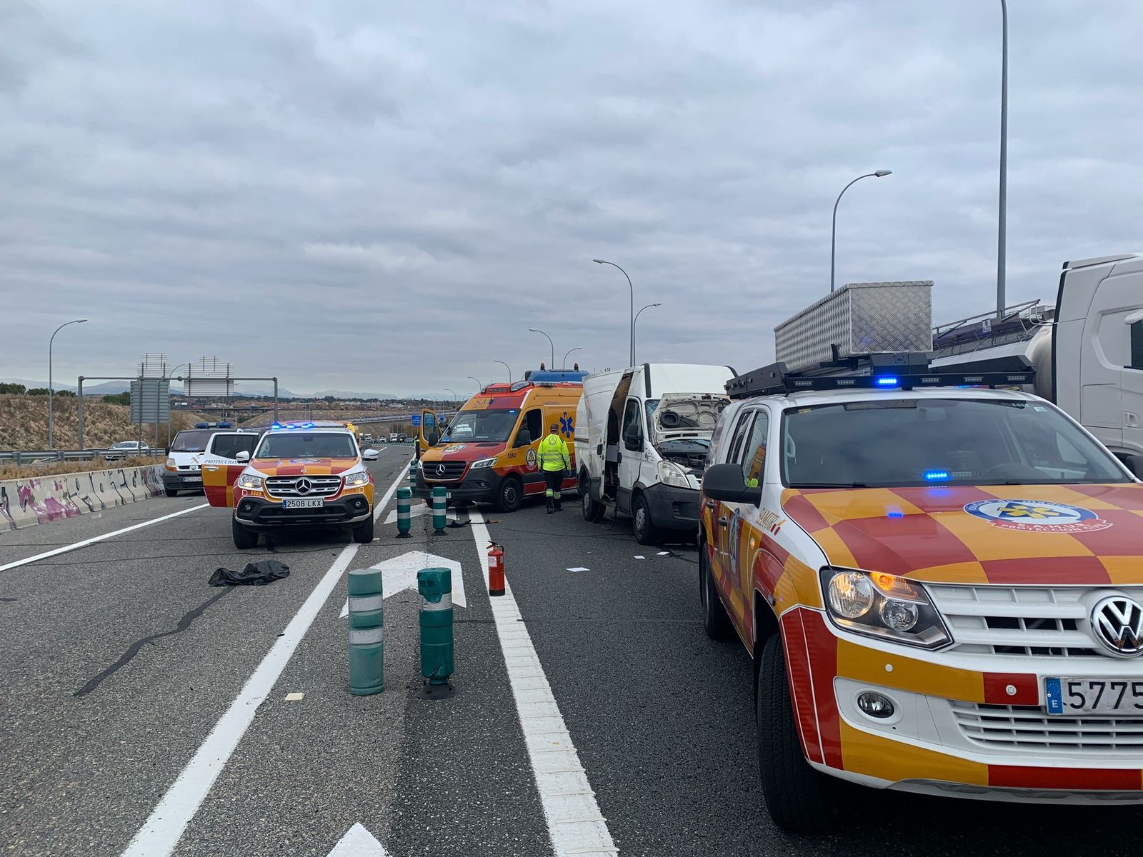 Accidente en la M-40
