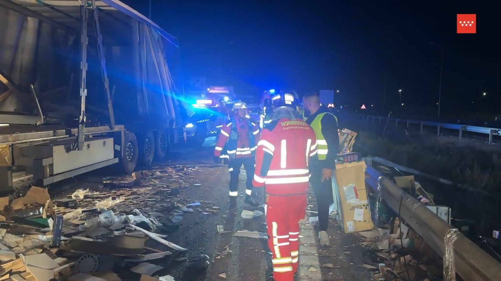 Accidente de tráfico en Arganda del Rey