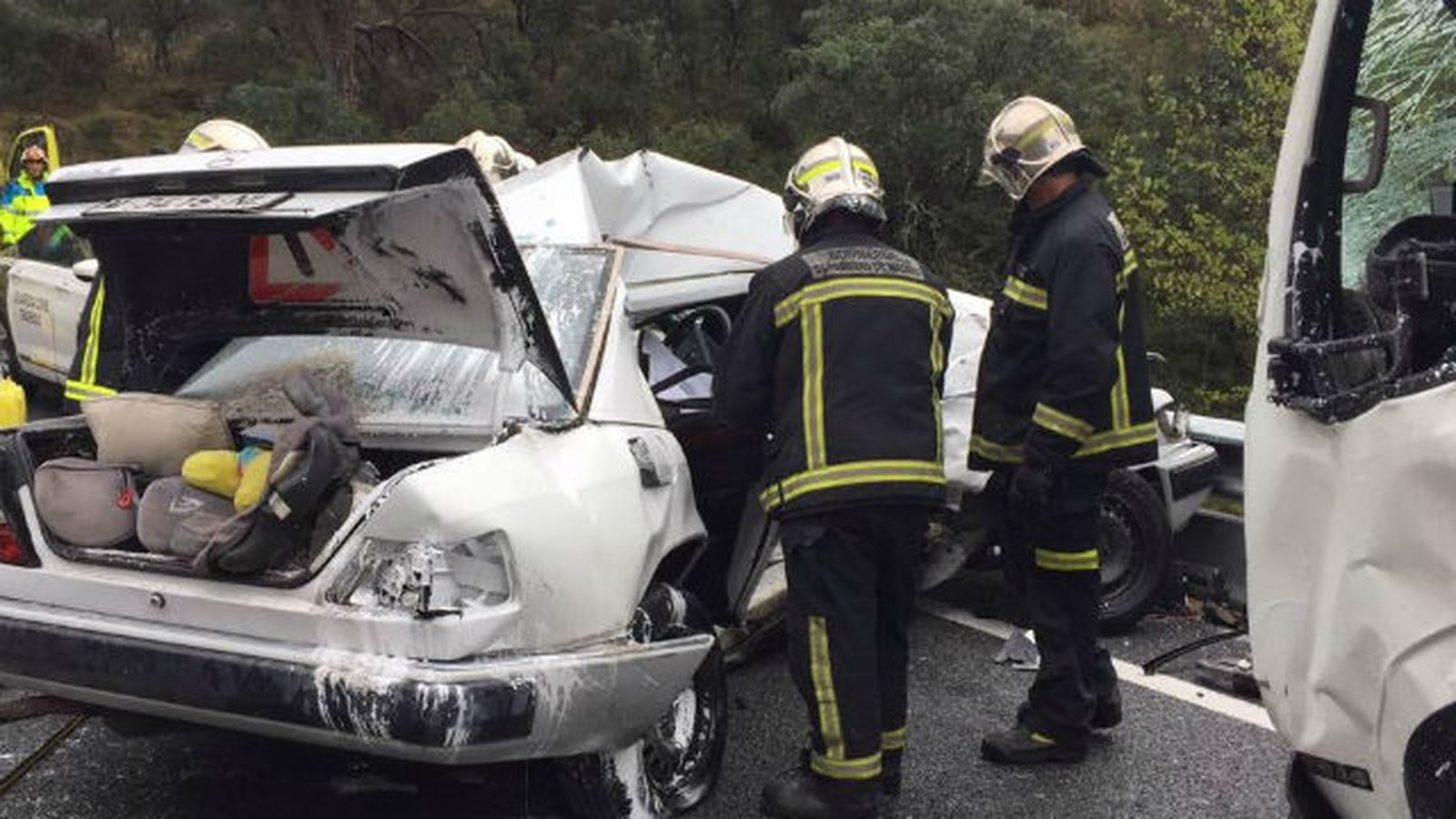 Dos fallecidos en un accidente de tráfico en Navas del Rey