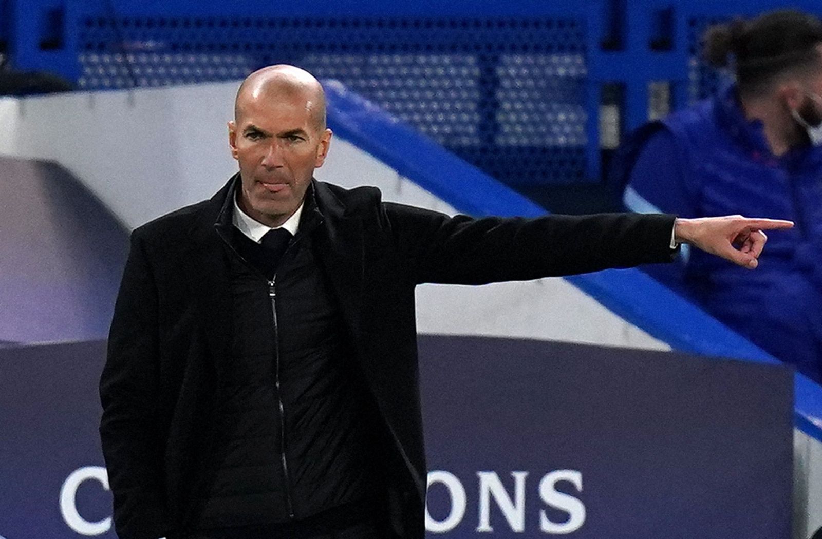 El entrenador del Real Madrid, Zinedine Zidane