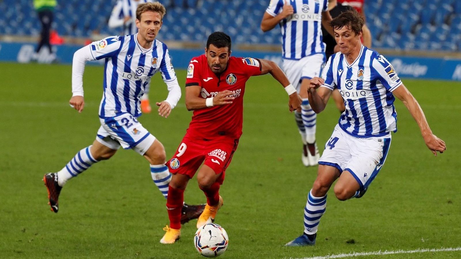 Angel Rodríguez ante la Real Sociedad
