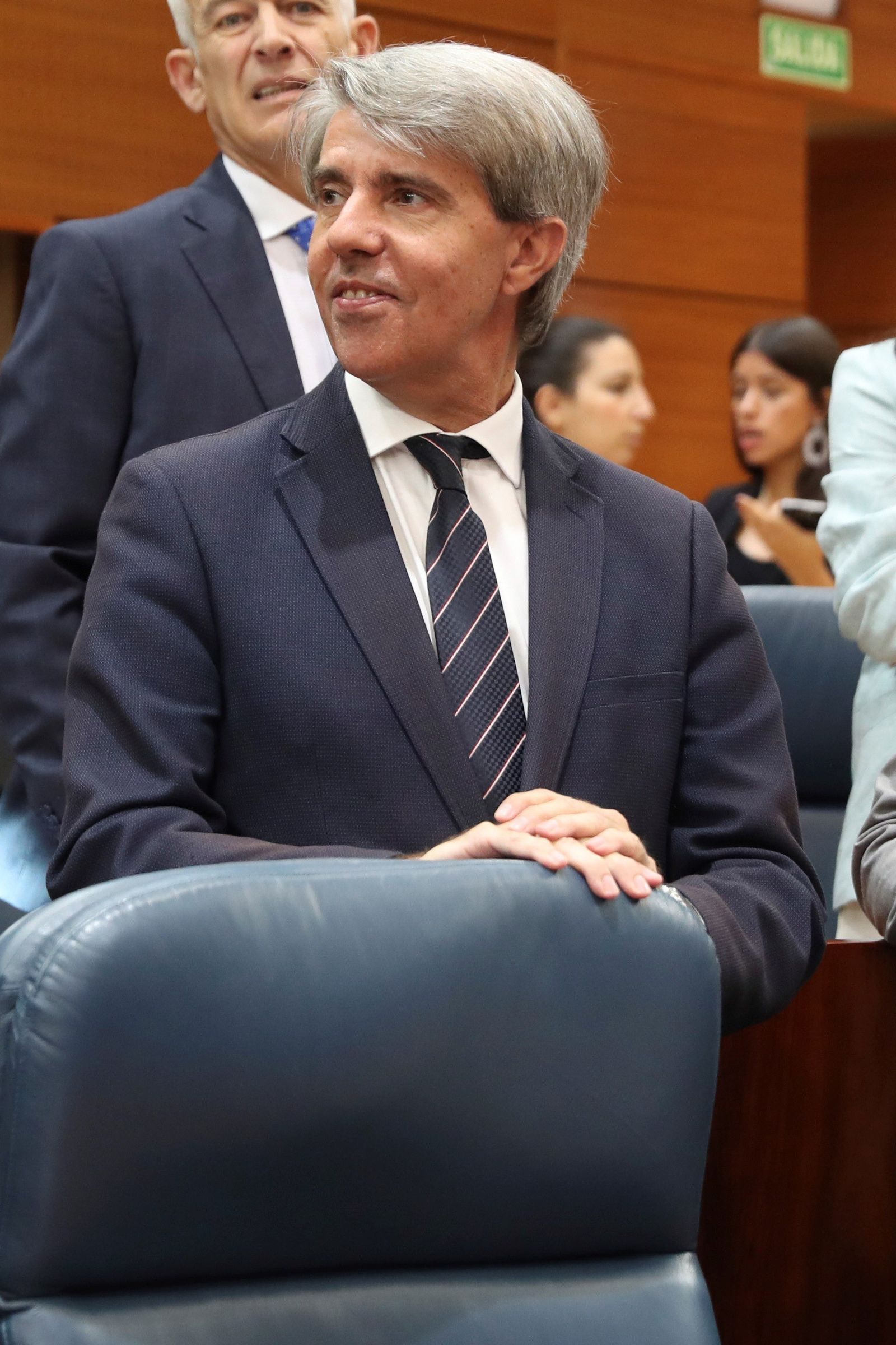 Ángel Garrido, durante el debate de investidura de Isabel Díaz Ayuso