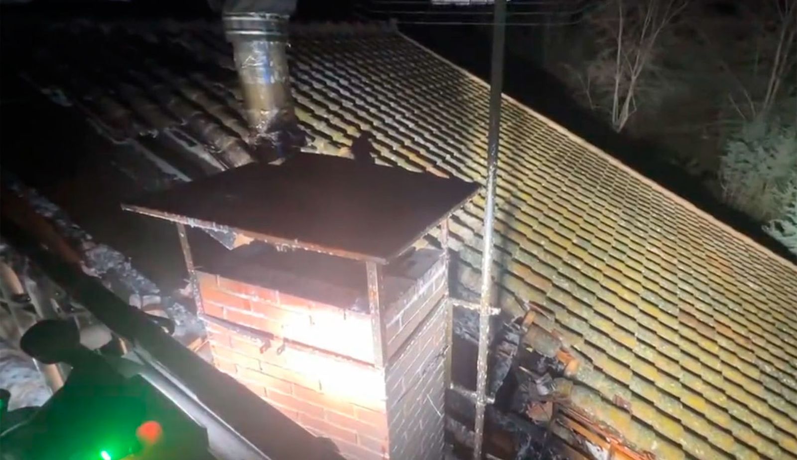 Incendio en una vivienda en Gargantilla de Lozoya