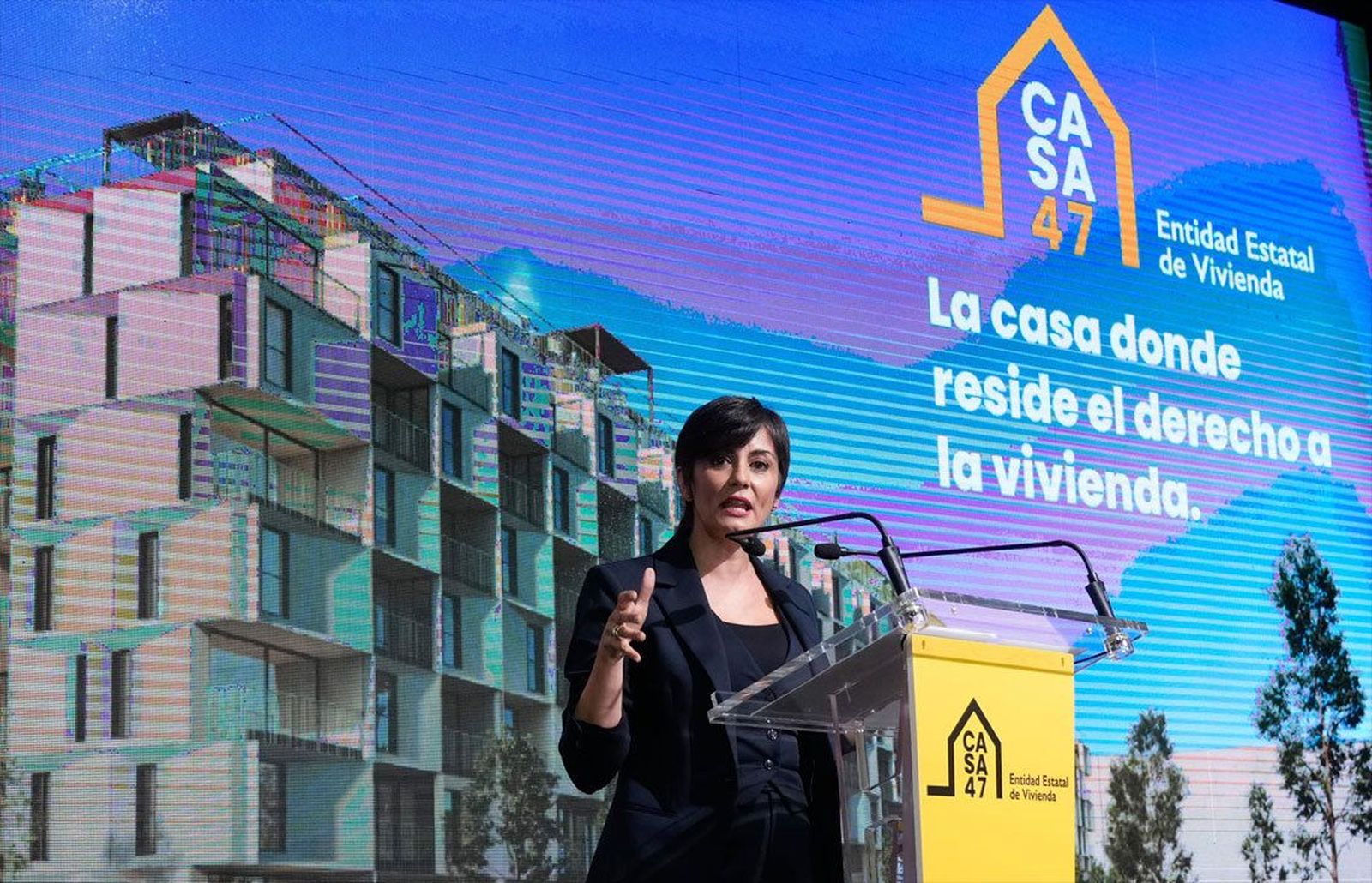 La ministra de vivienda cifra en 1.600, las viviendas que ha promovido el Estado este año