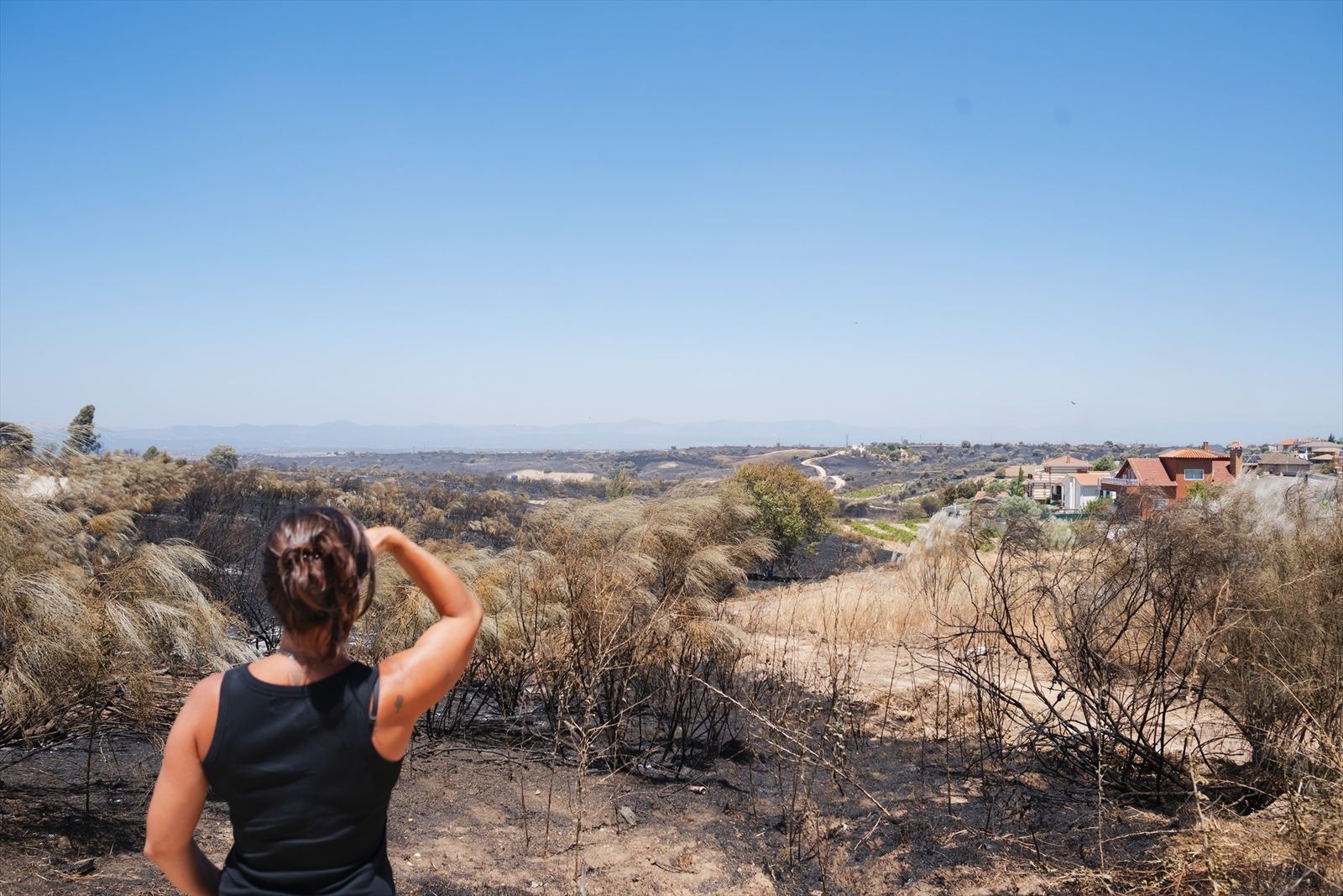 El incendio forestal de Méntrida se da por controlado