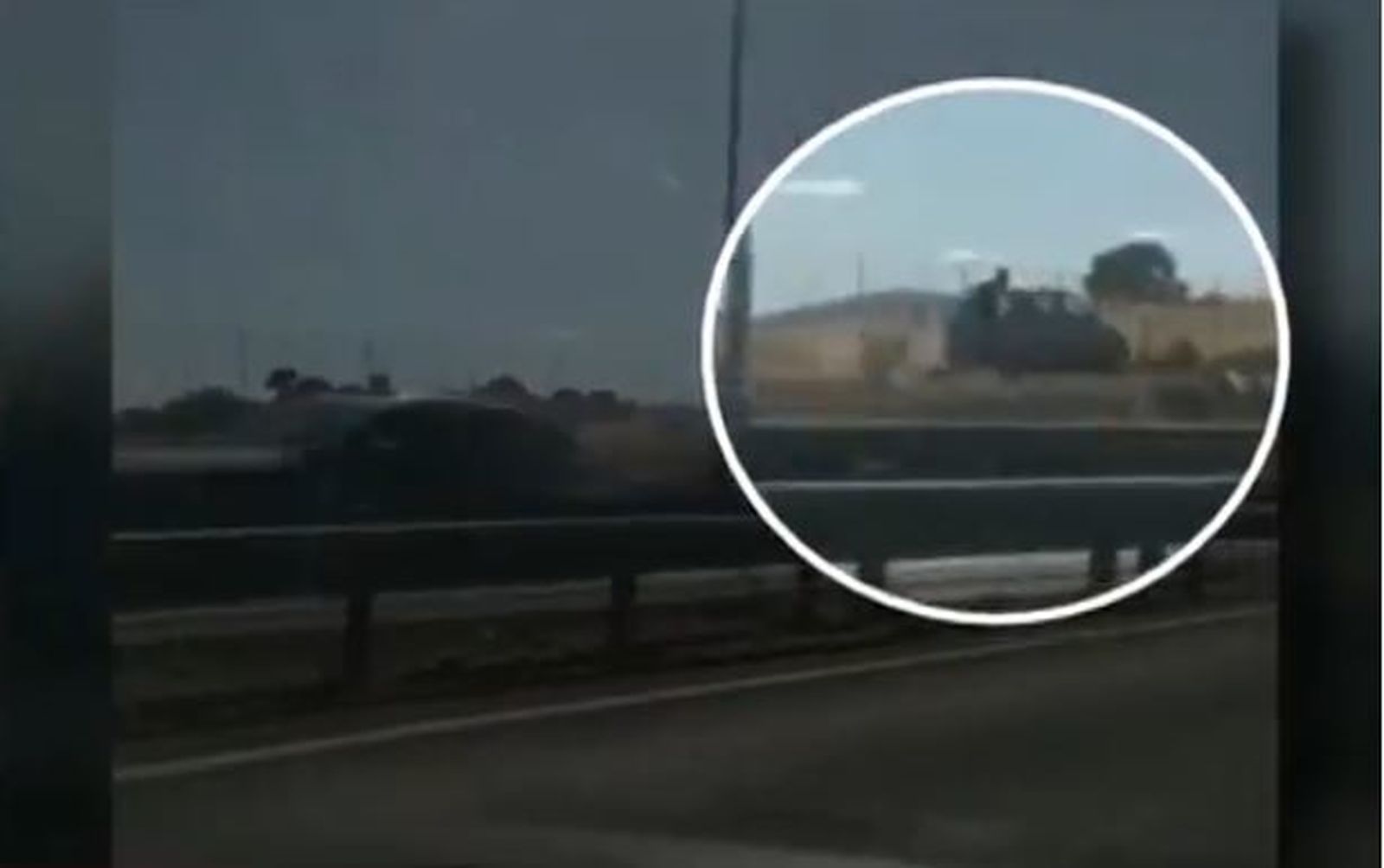 Un hombre invadió en Colmenar un carril bici