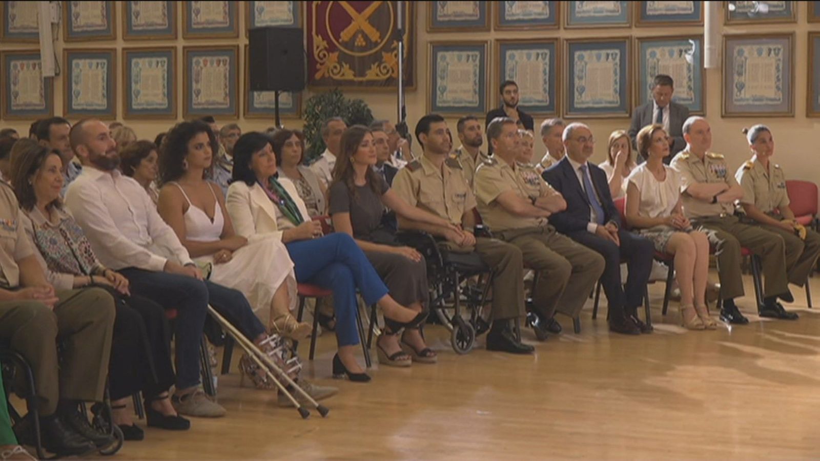 Robles homenajea a los 400 miembros de las Fuerzas Armadas que resultaron heridos en los últimos cinco años
