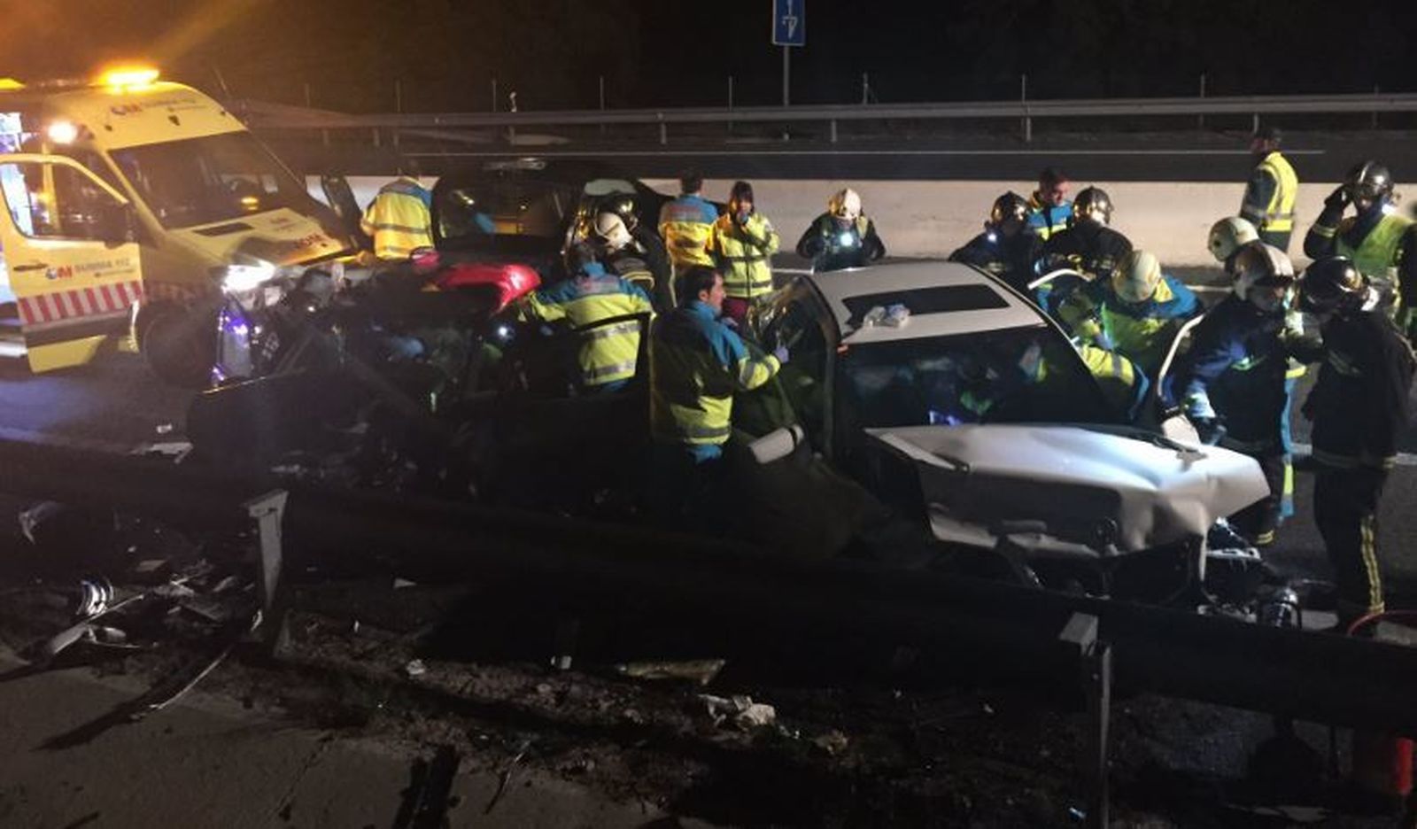 Accidente en la M-501