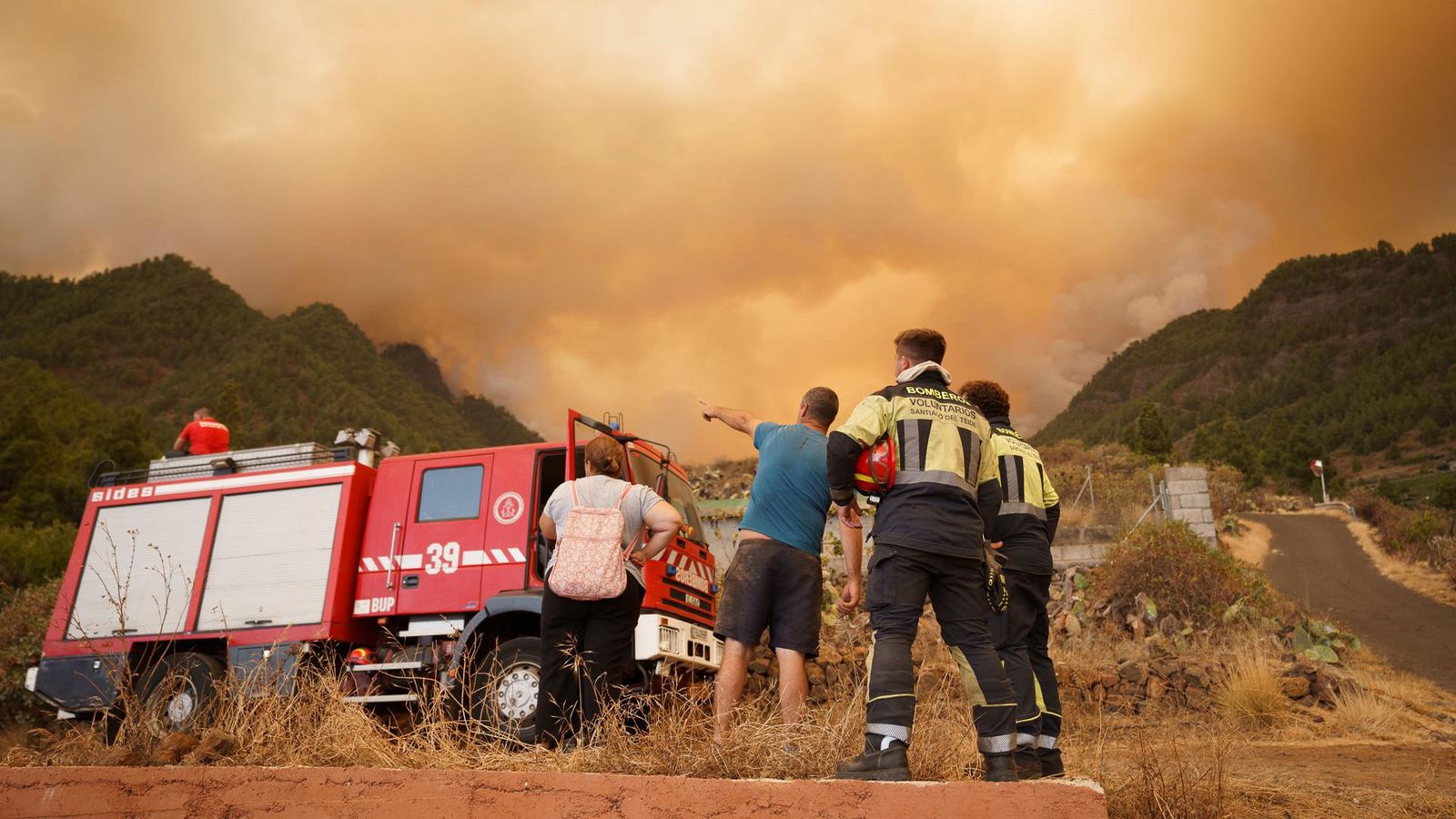 Incendios en Tenerife
