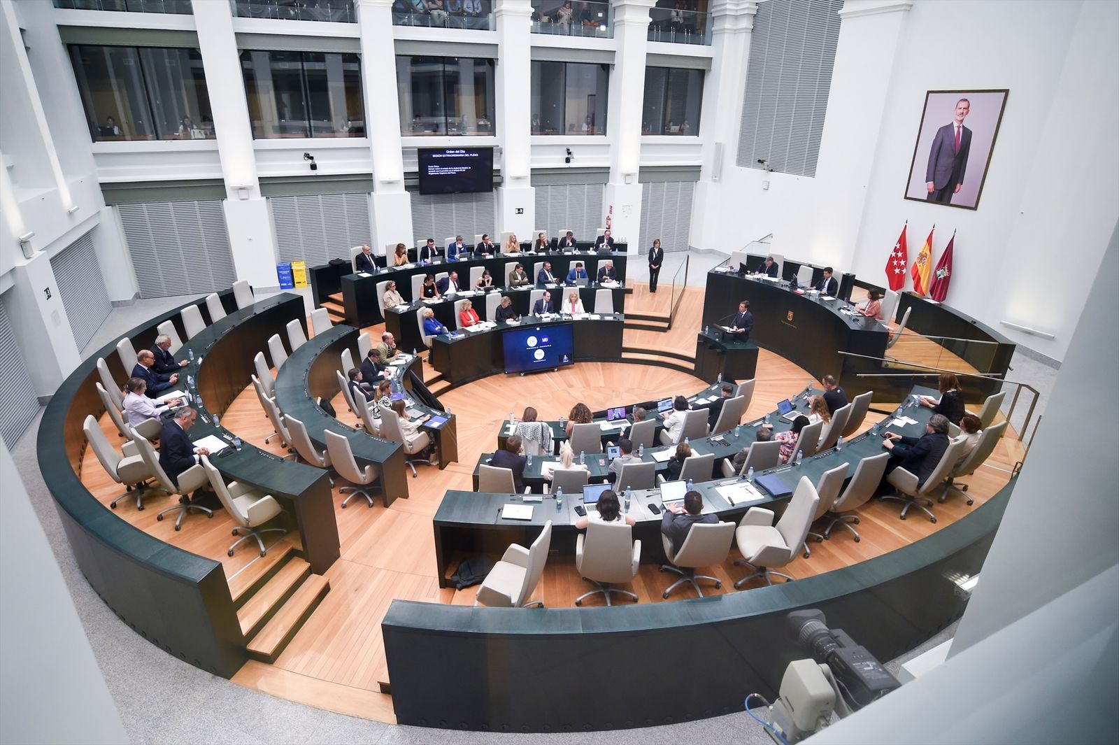 Salón de sesiones del Pleno de Cibeles