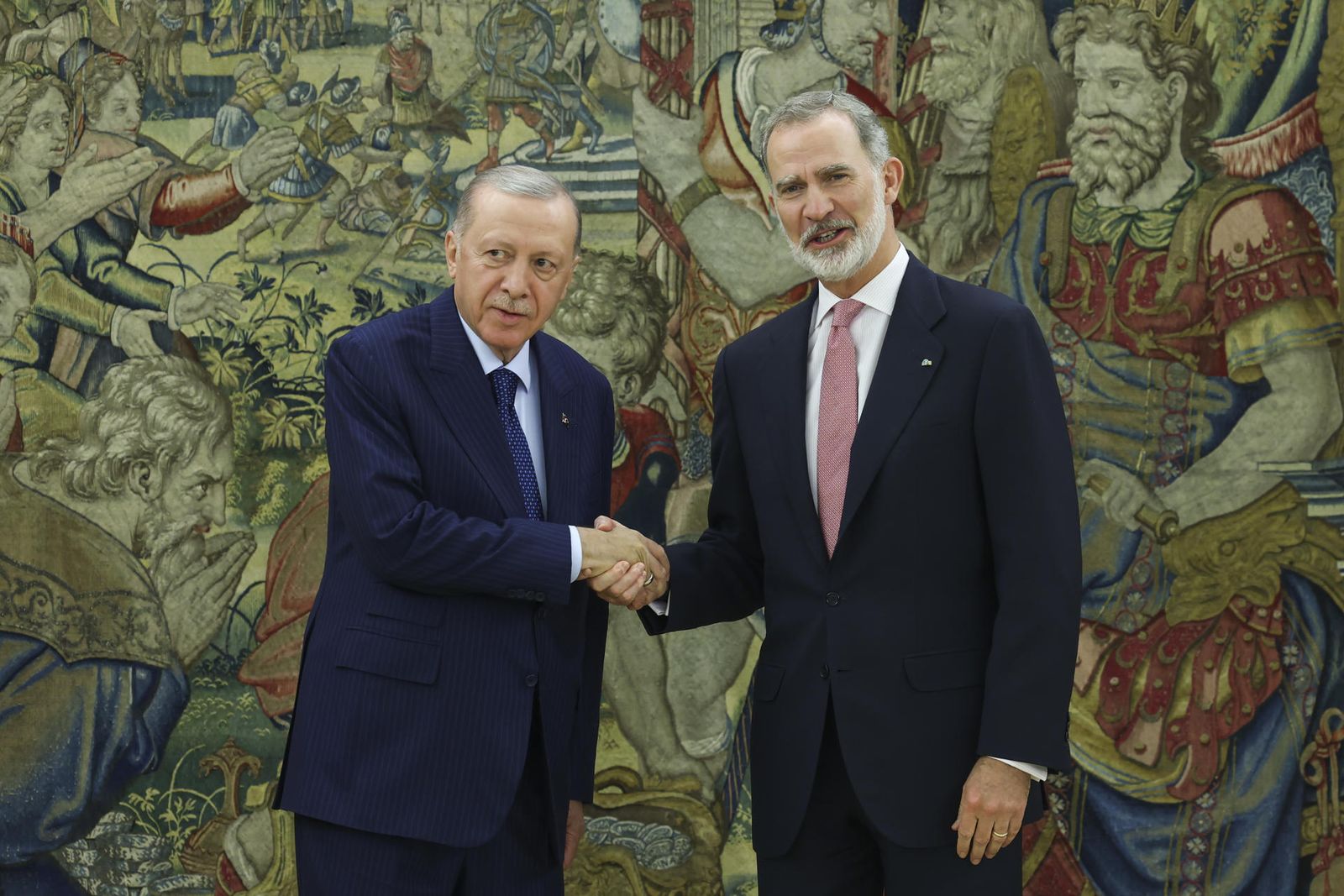Encuentro entre el Rey  Felipe Vi y  Recep Tayyip Erdogan