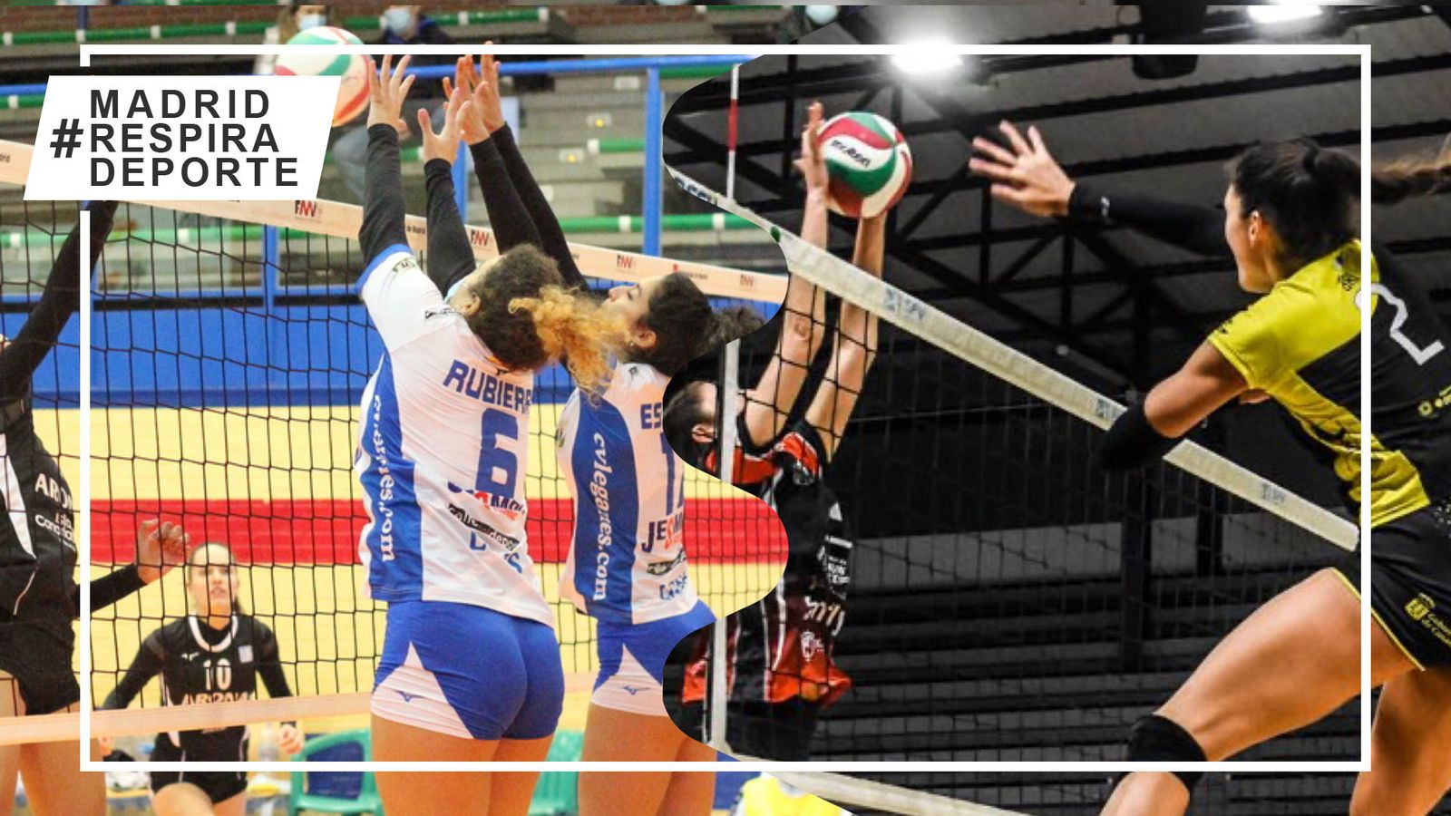 VP Madrid y Voleibol Leganés