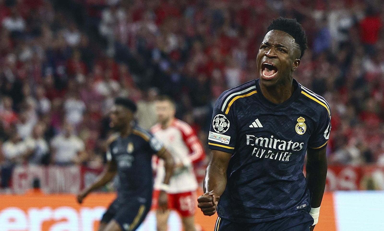 Vinicius ante el Bayern Munich