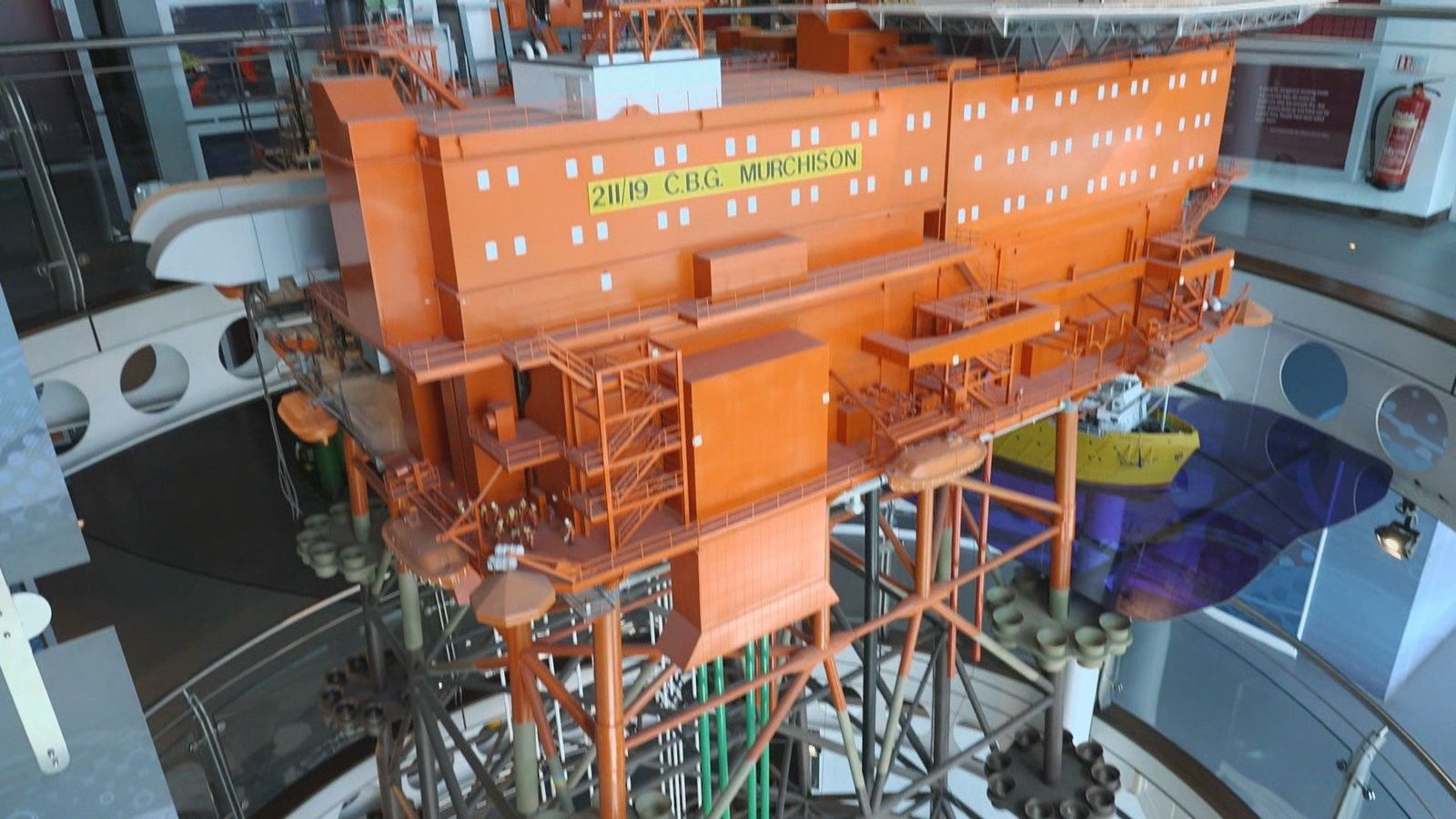 Visitamos el Museo Marítimo de Escocia dedicado a la industria del petróleo y del gas