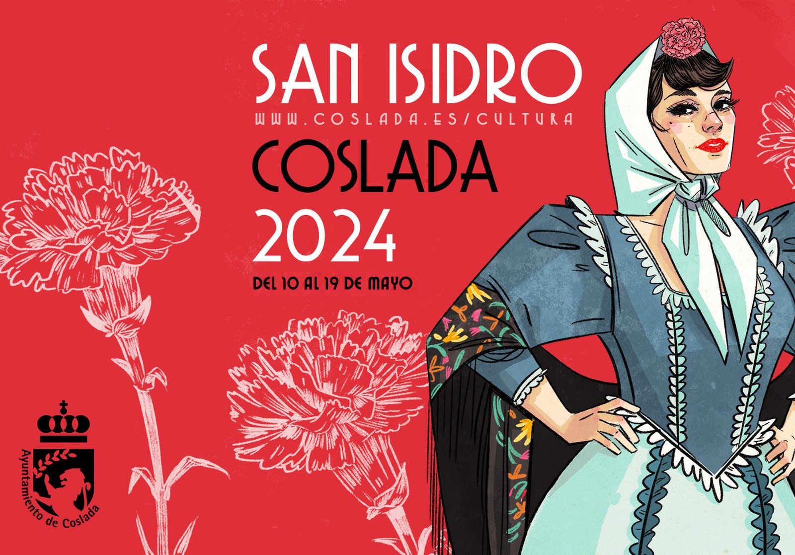 Cartel de las Fiestas de San Isidro en Coslada