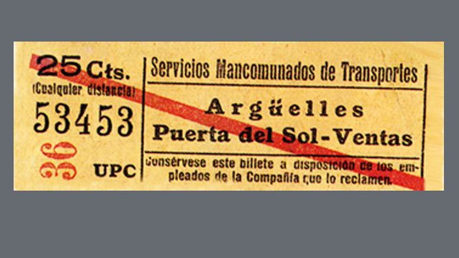 Casa de la Moneda: 150 años de historia del billete de transporte
