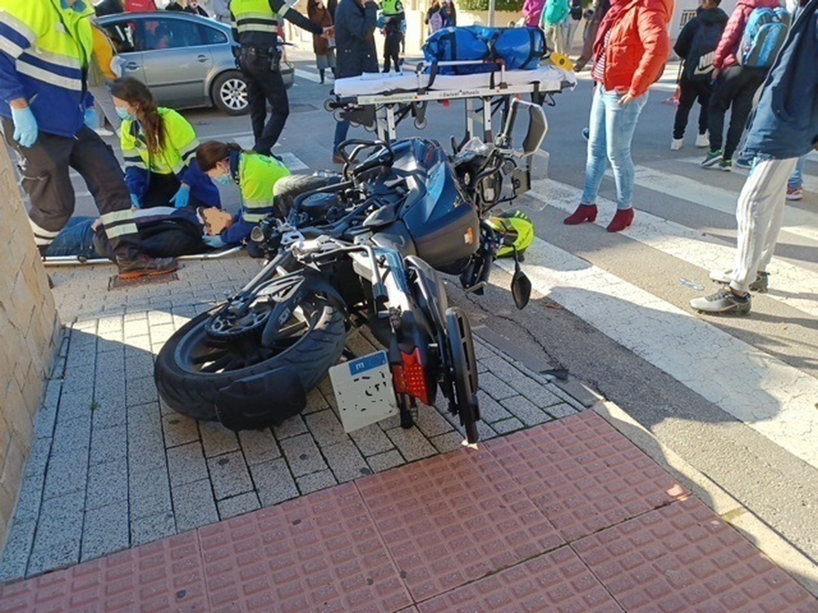 Accidente de moto