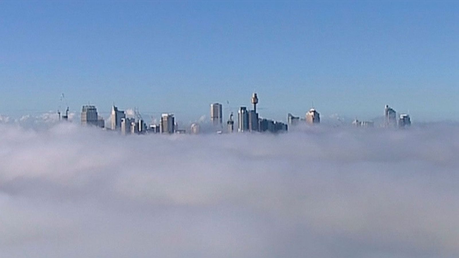 La niebla oculta Sidney