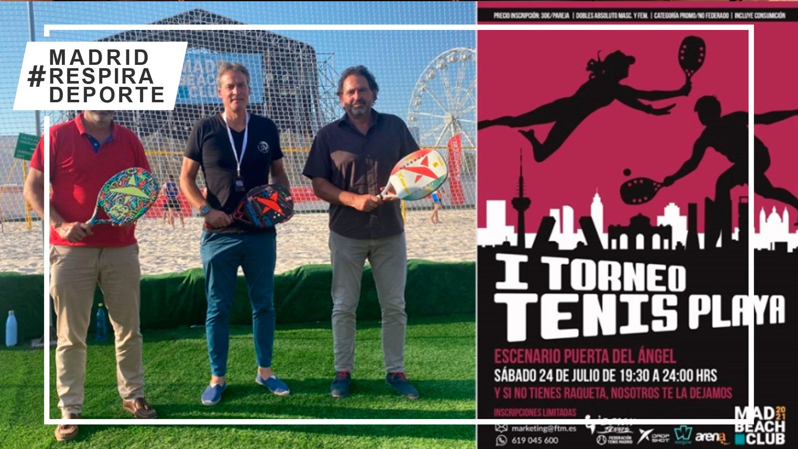 Torneo Mad Beach Club de tenis playa