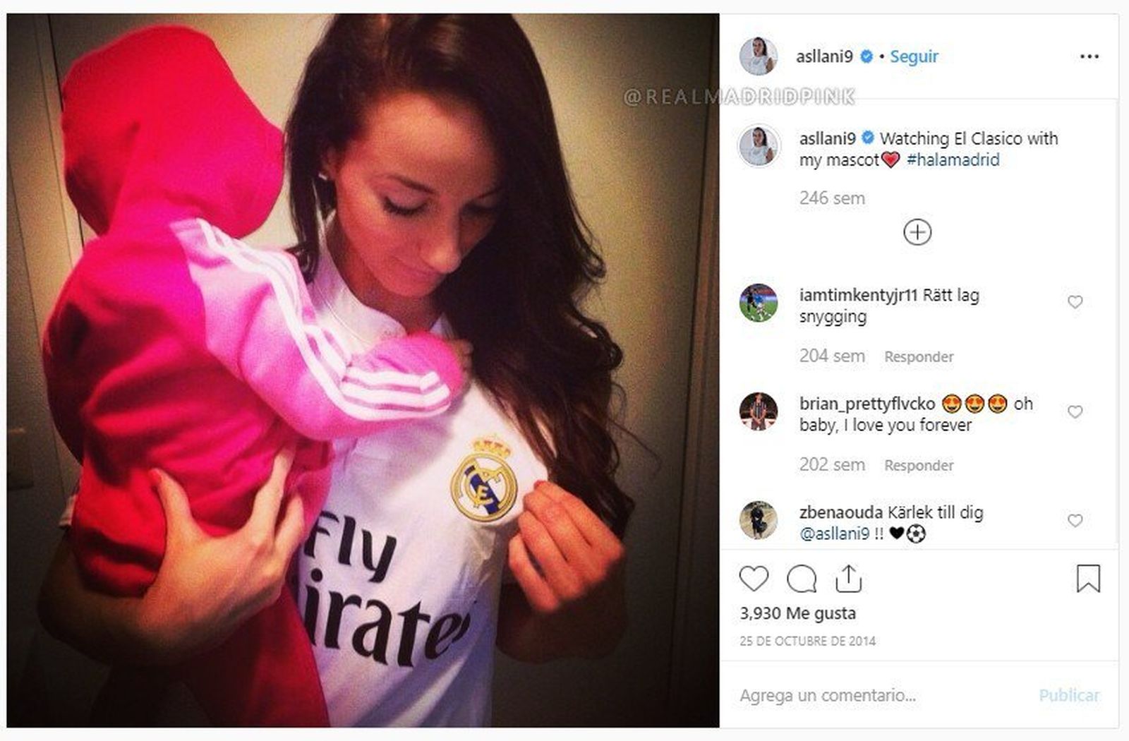 Twitter de Kosovare Asllani